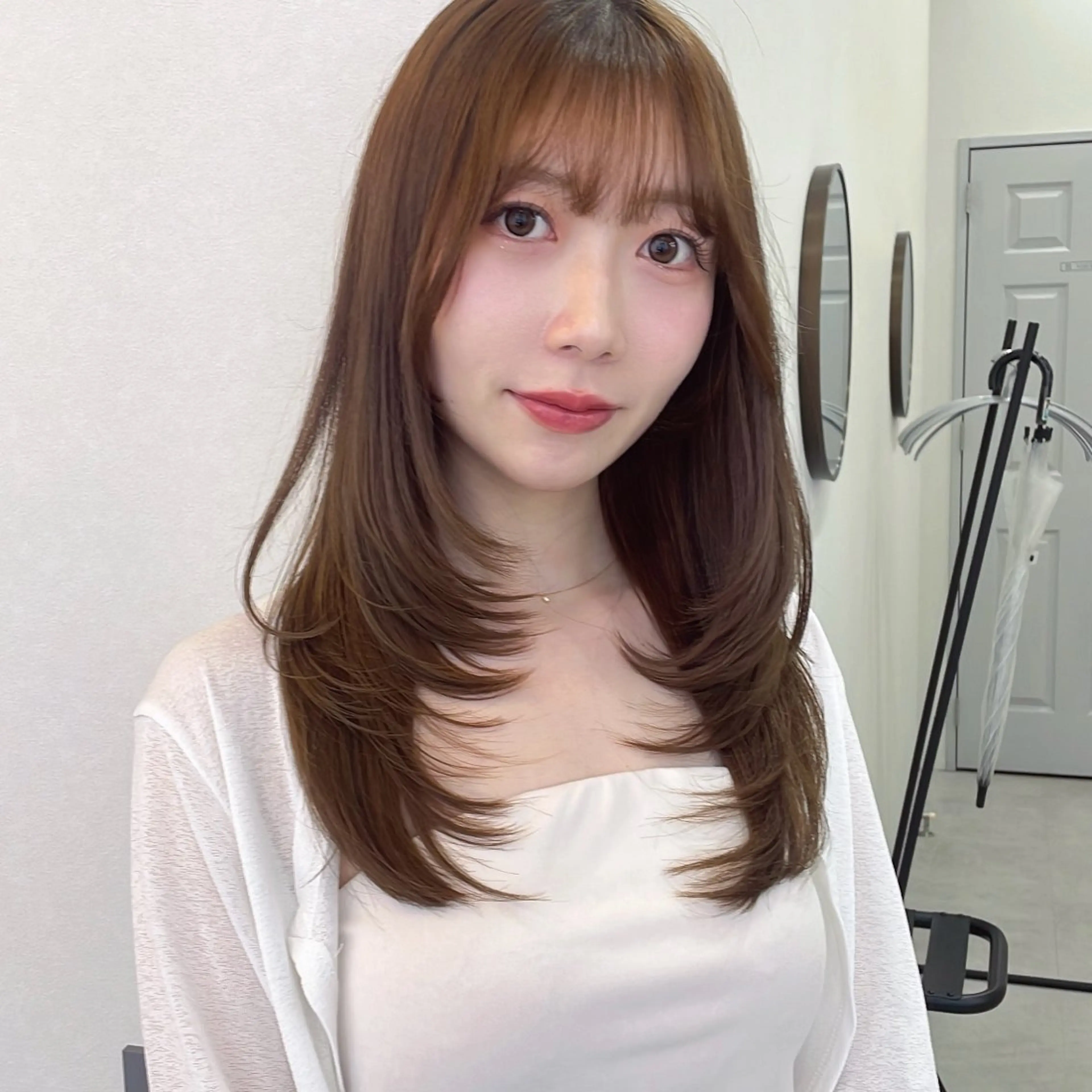 ミディアム SOYON ayaのヘアスタイル