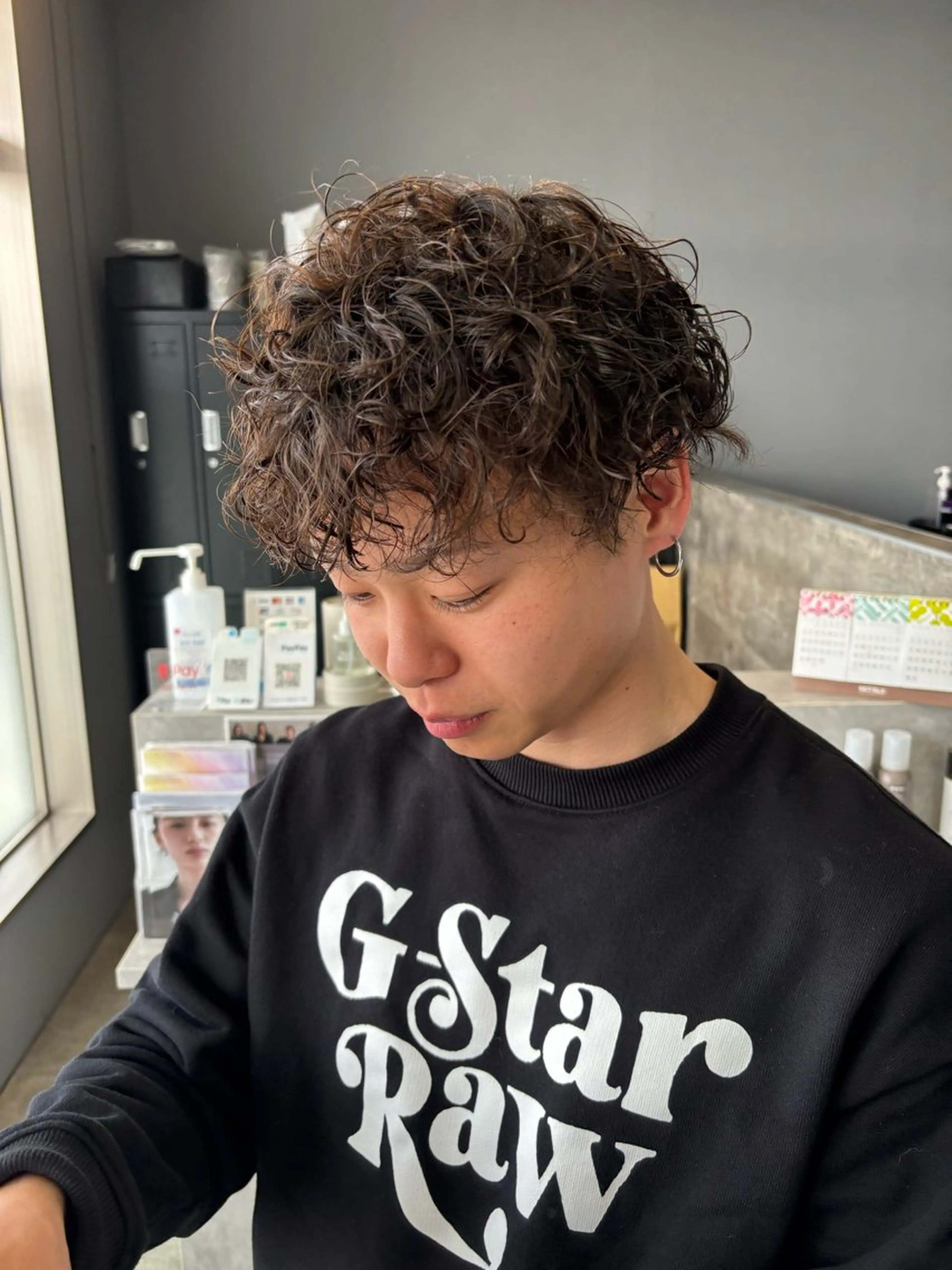 ショート パーマ スパイラルパーマ カット パーマ ✂︎GLITTER ✂︎Yuu✂︎のヘアスタイル