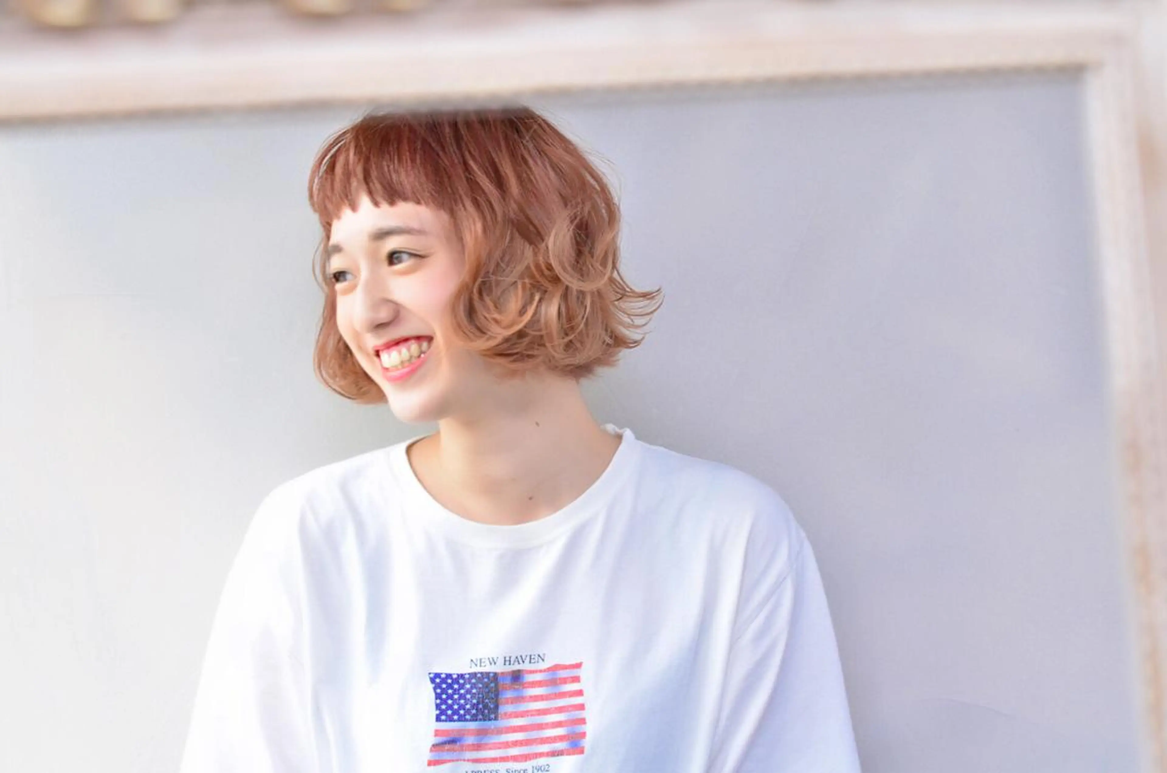 ショート カラー パーマ ヘアアレンジ autre所属・大久保 ひでなりのヘアスタイル