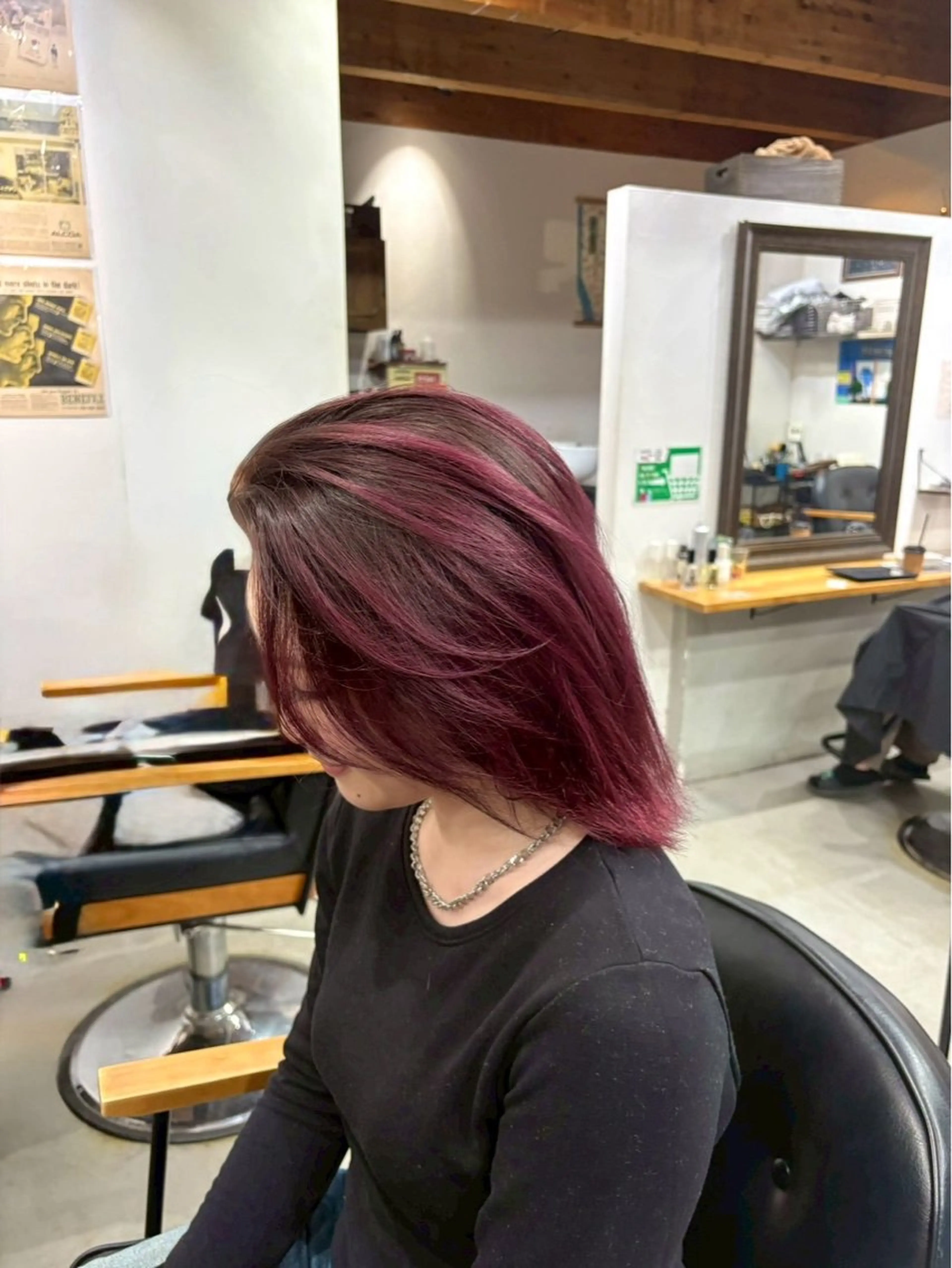 ミディアム カラー 柔らかい/抜け感/ SOU🫧のヘアスタイル