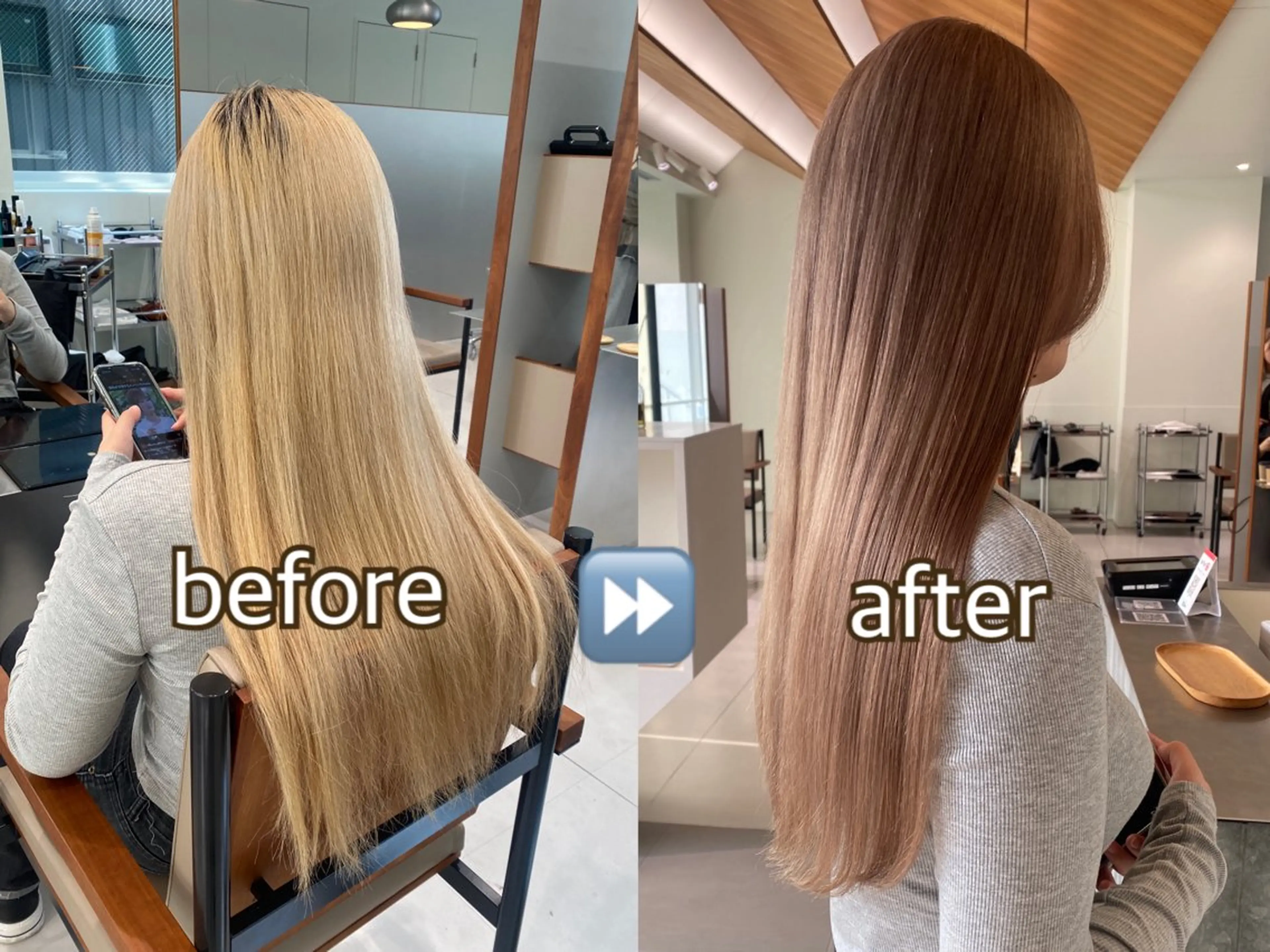 ロング カラー ベージュカラー ブリーチ ラベンダーカラー 高発色ブリーチ/ ハイレイヤー🪽aiのヘアスタイル