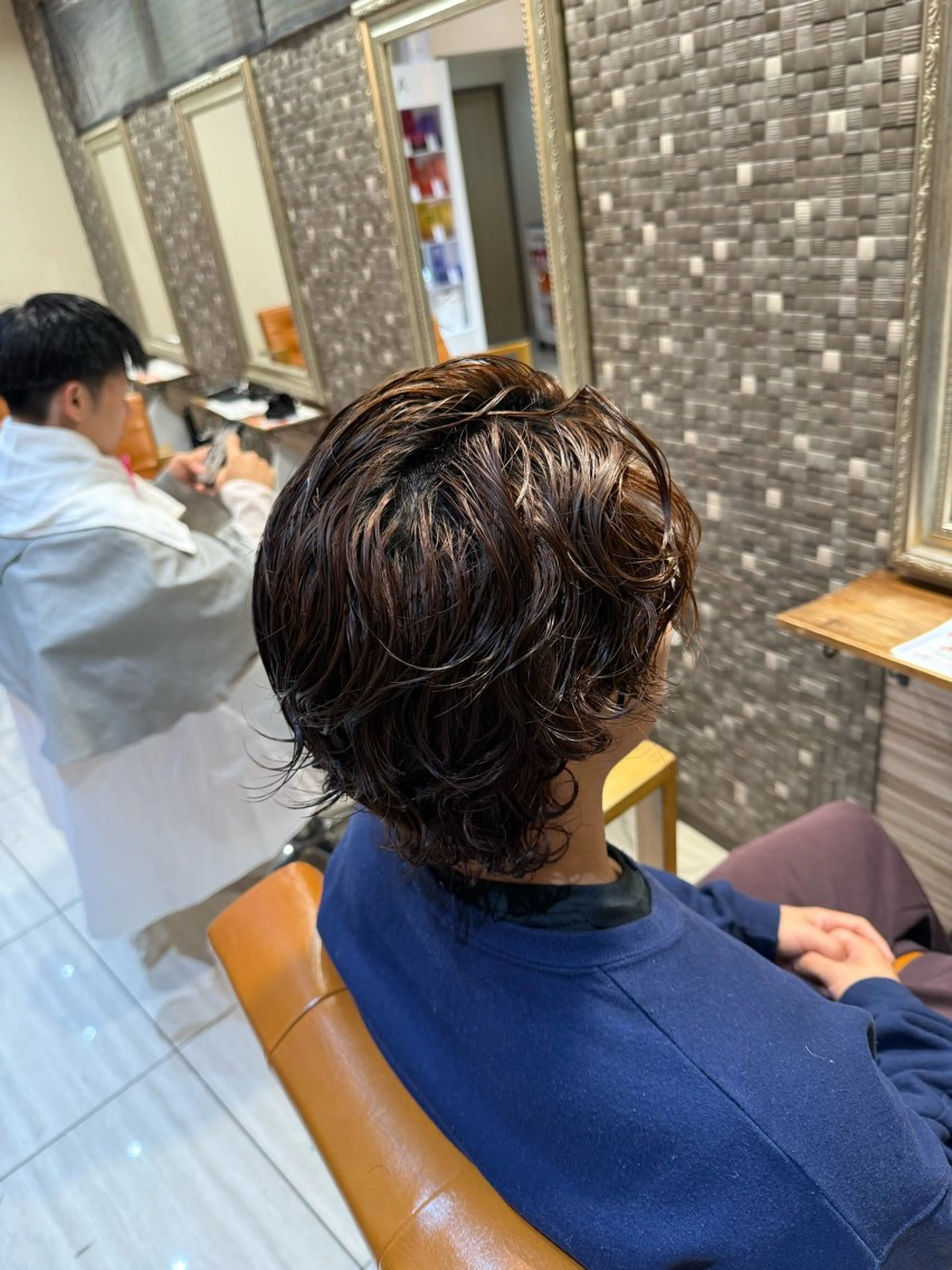 カラー パーマ メンズ カット パーマ 🫧艶髪職人/相模 大野/新井公輔🫧のヘアスタイル