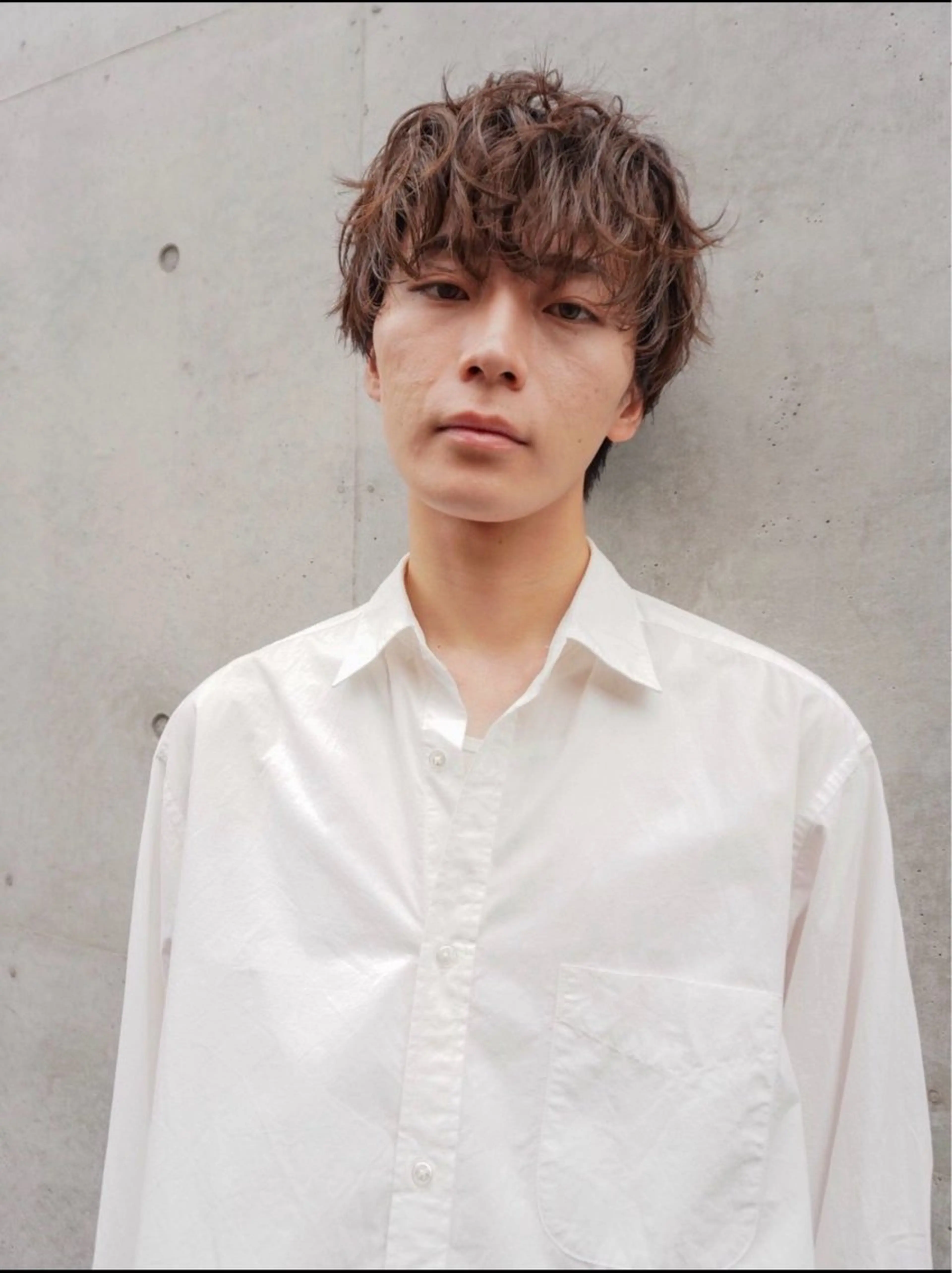 ショート パーマ メンズ メンズカット towaのヘアスタイル