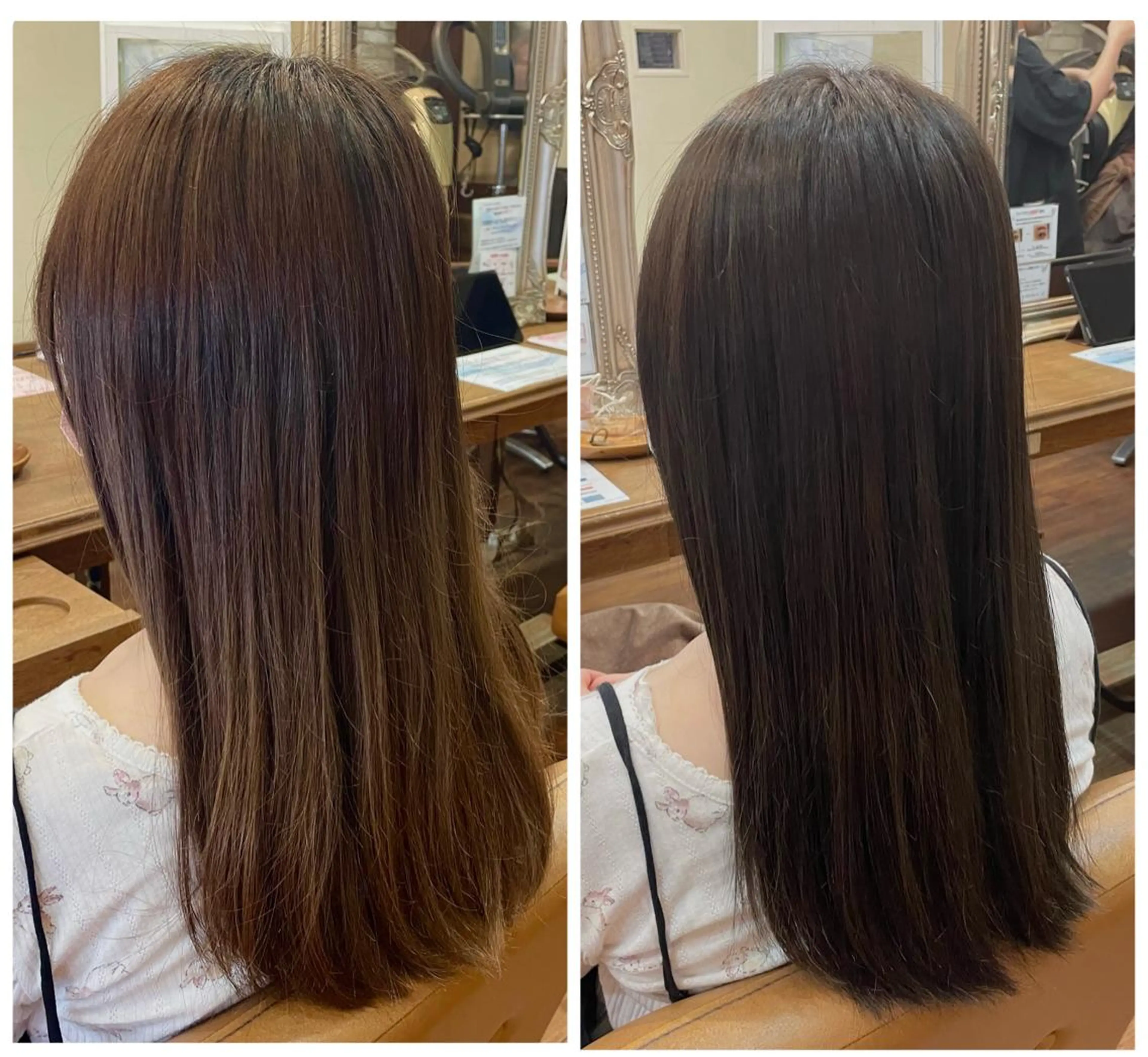 ロング カット ヘアカラー トリートメント 中村咲月/髪質改善 /耳つぼジュエリーのヘアスタイル