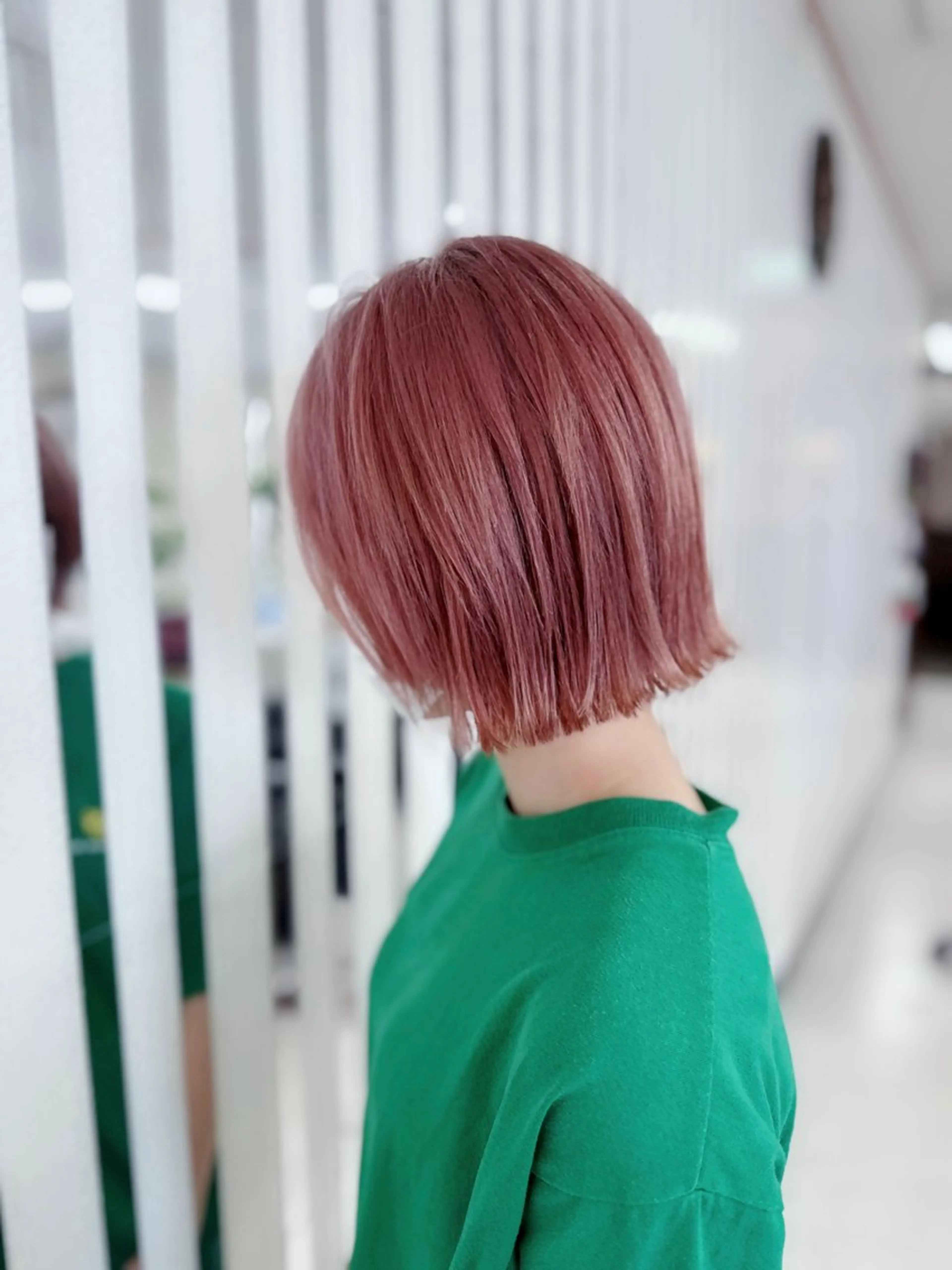 ミディアム カラー ブリーチ ダブルカラー ヘアカラー トリートメント YURI ✨のヘアスタイル