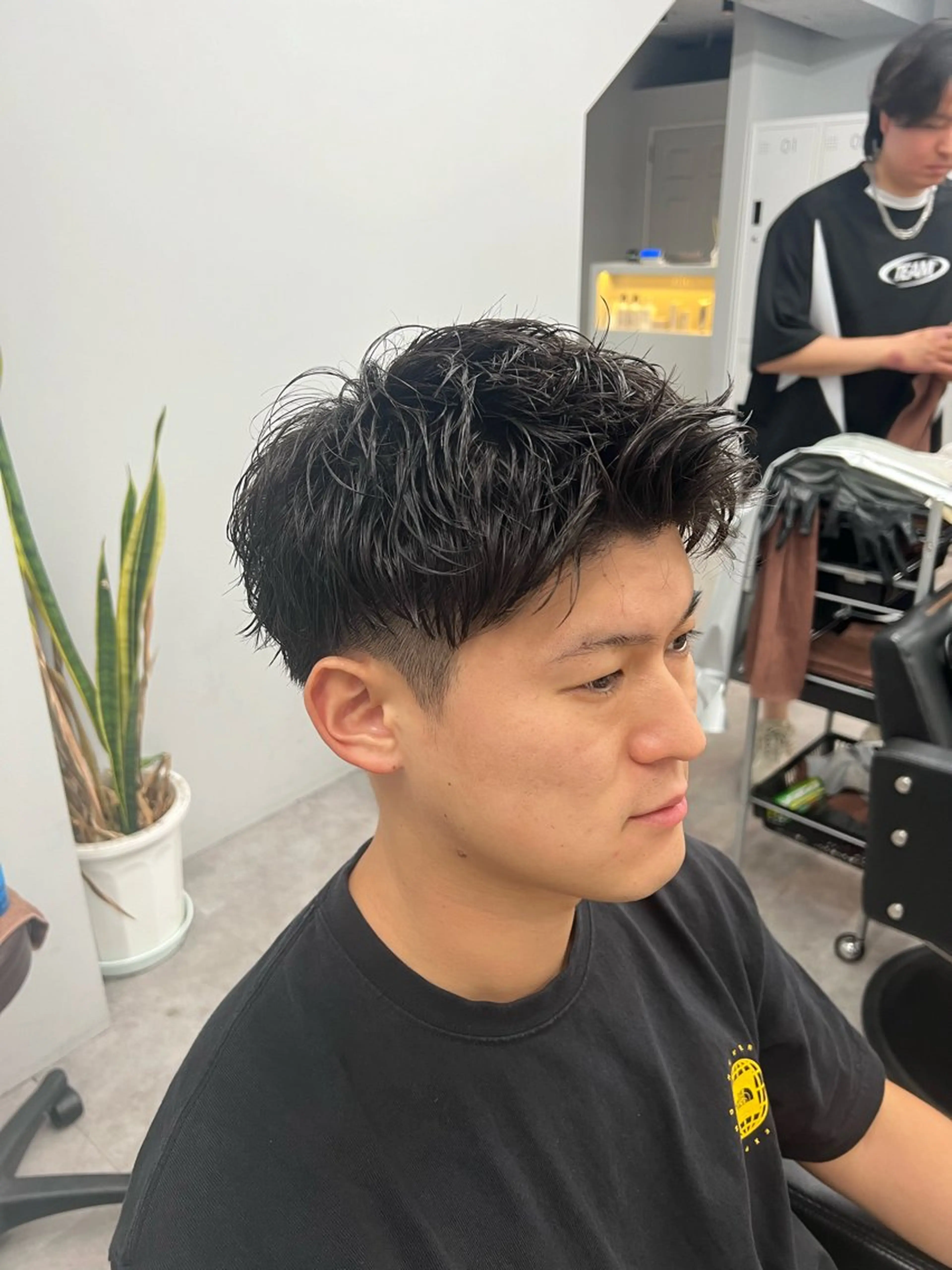 ショート パーマ メンズ メンズパーマ ショートヘア カット パーマ メンズパーマ北千住 学生人気No.1登坂のヘアスタイル