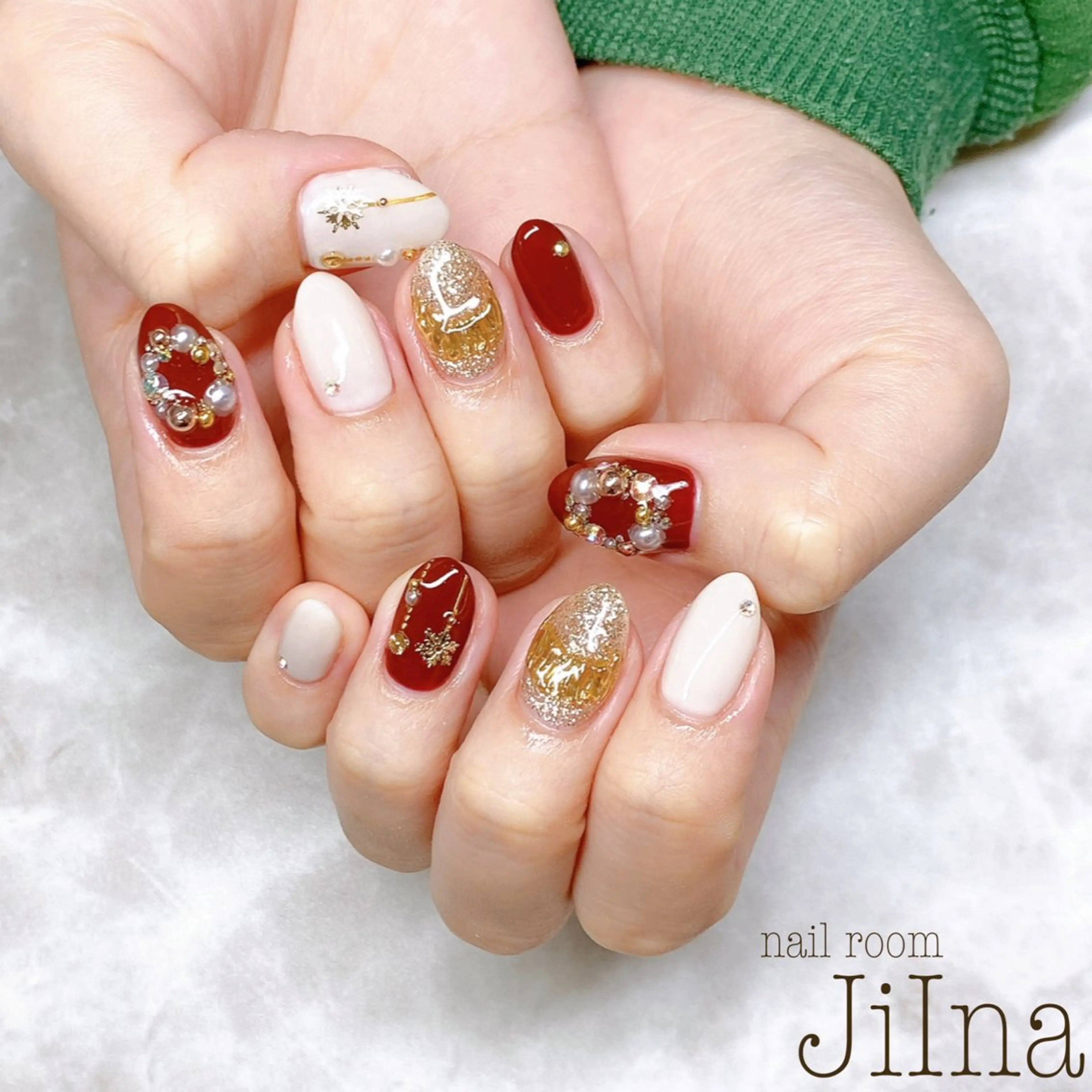 ネイル 持ち込み JiIna nailのネイルデザイン