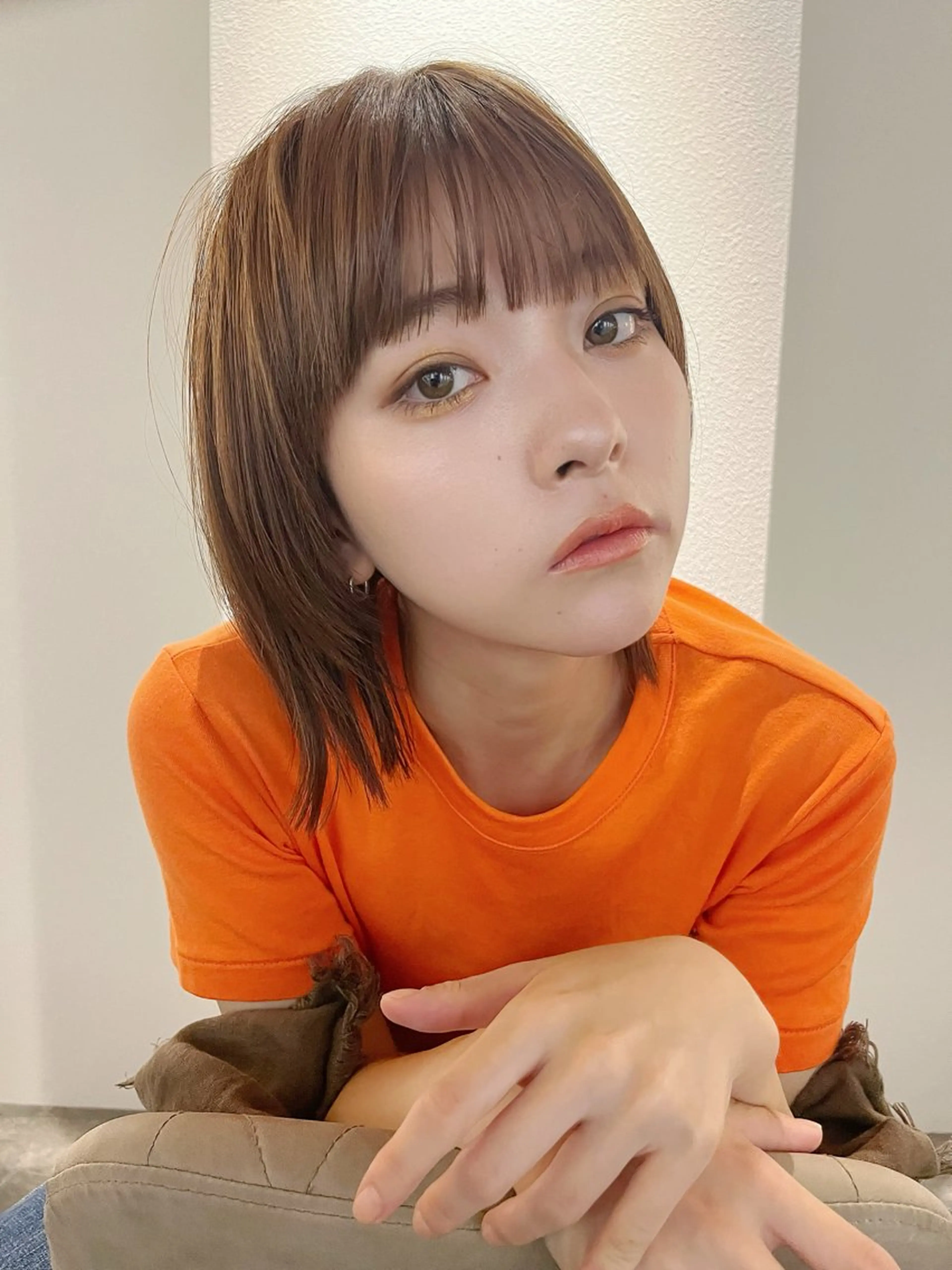 ミディアム カラー 浦和Lond 山本賢人のヘアスタイル