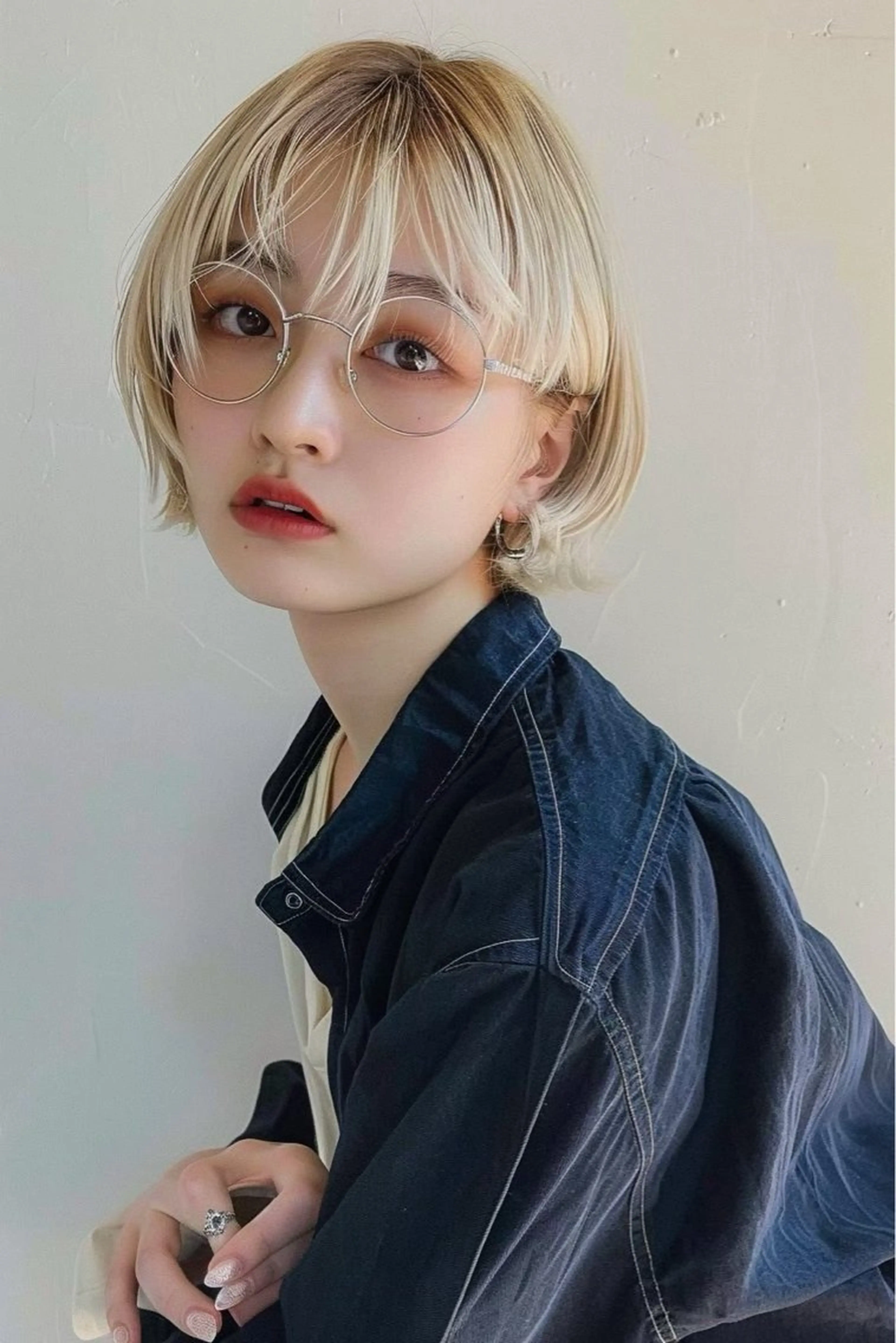 ショート カラー lana hair 新宿/髪質改善/韓国のヘアスタイル