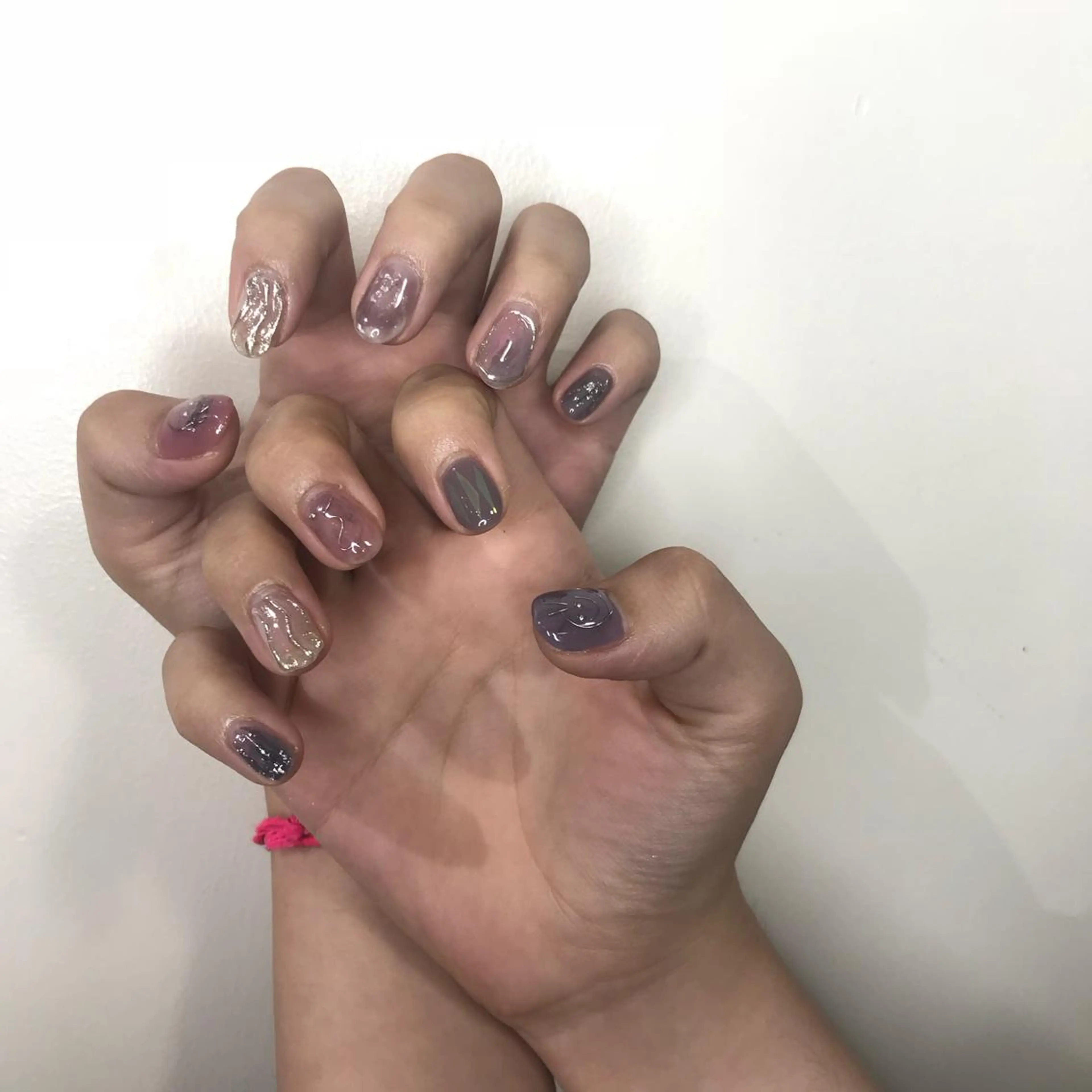 ネイル 【淡色color/ nail】maikoのネイルデザイン