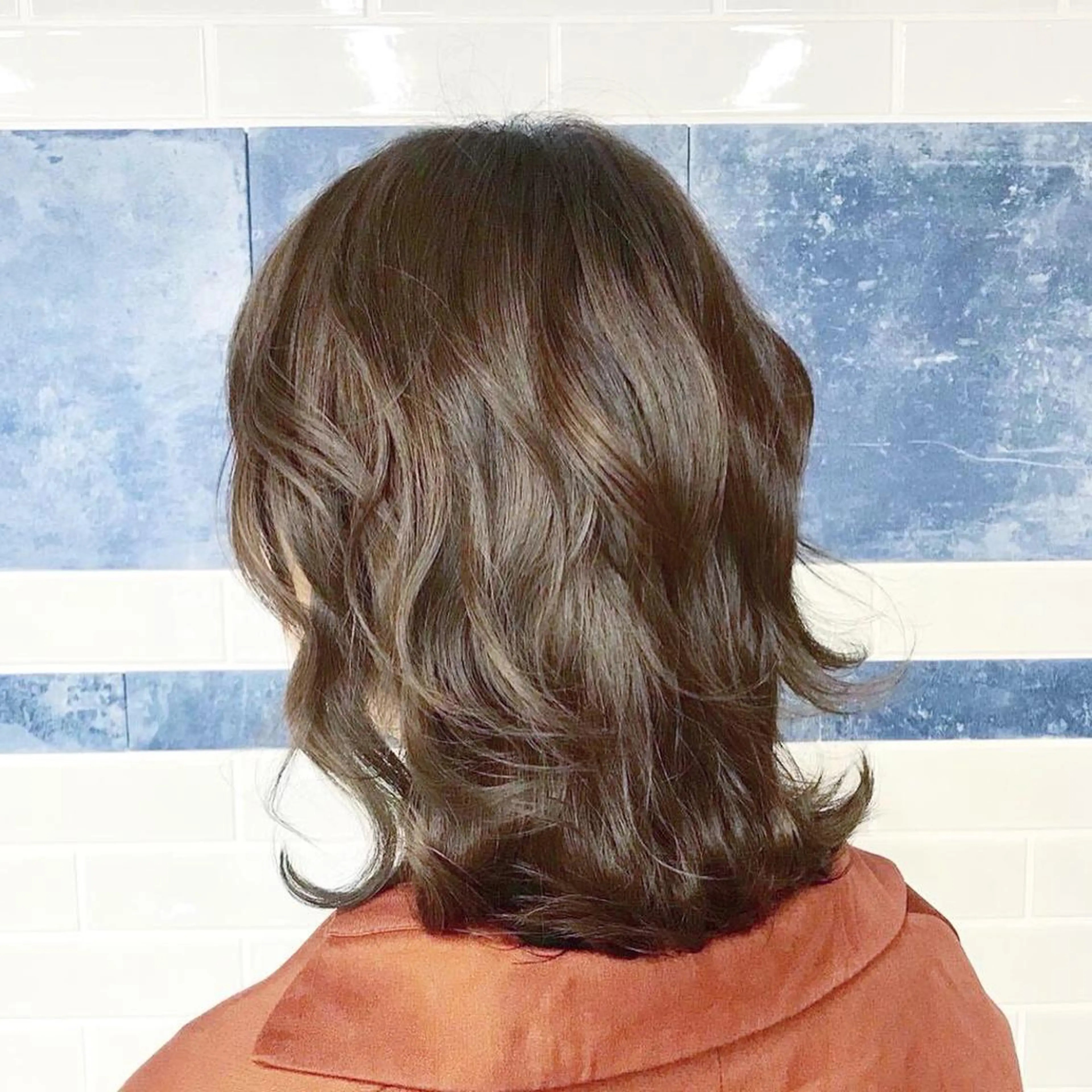 ミディアム カラー アディクシーカラー カット ヘアカラー トリートメント ❤️Ruminate 日暮里店❤️のヘアスタイル