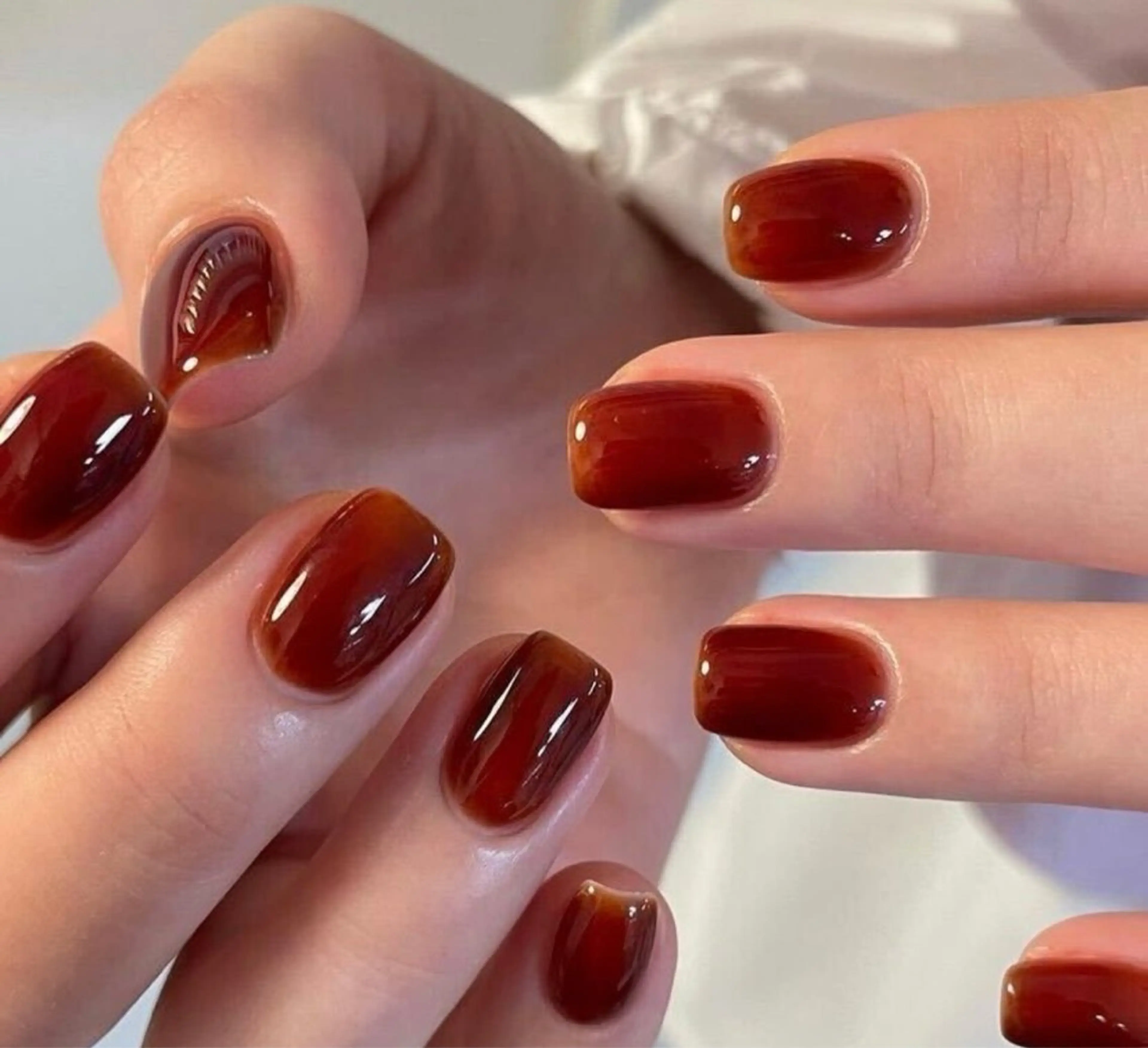 ネイル ワンカラーネイル 米澤 ハナユキのネイルデザイン