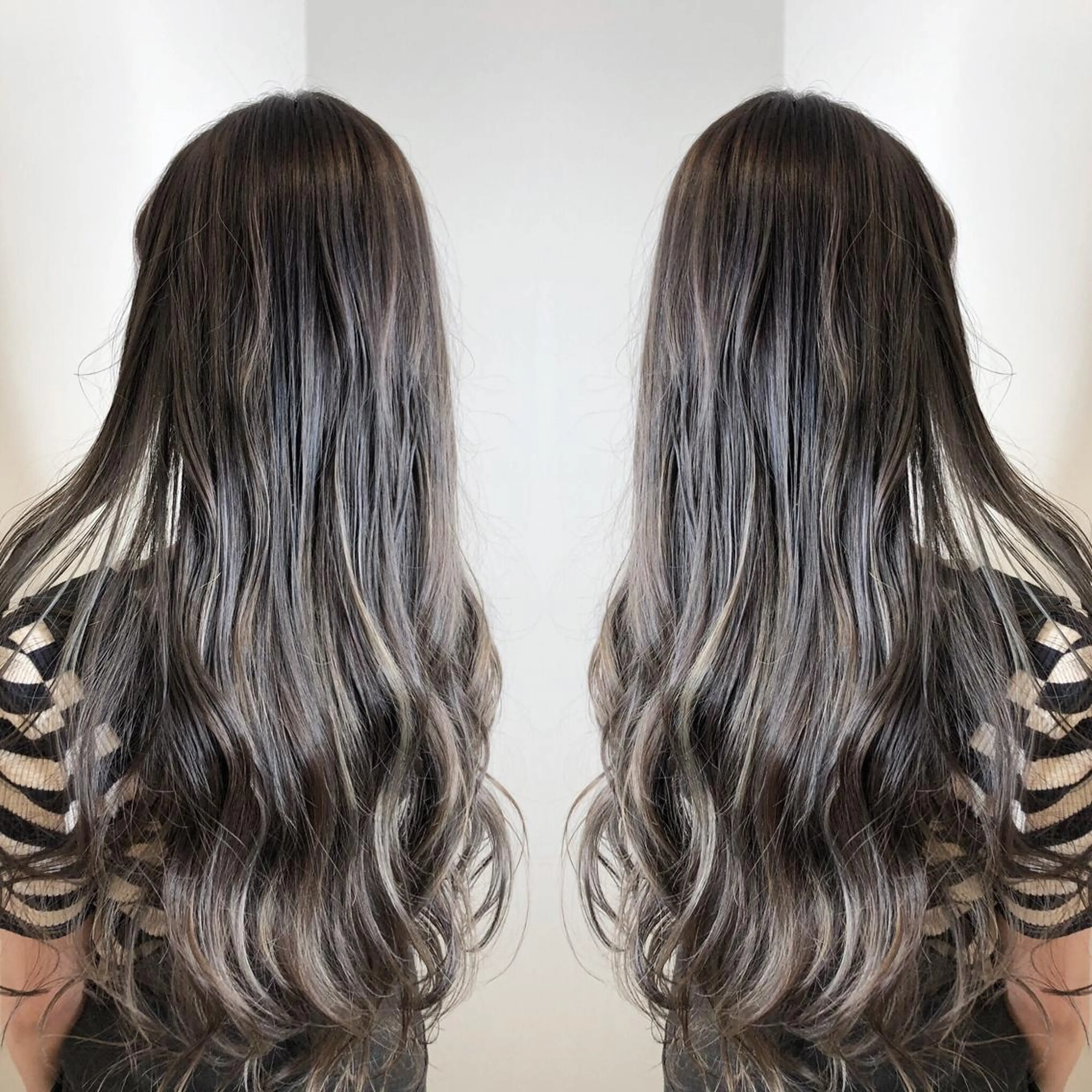 ロング カラー ヘアアレンジ 髪質改善 MAKIのヘアスタイル