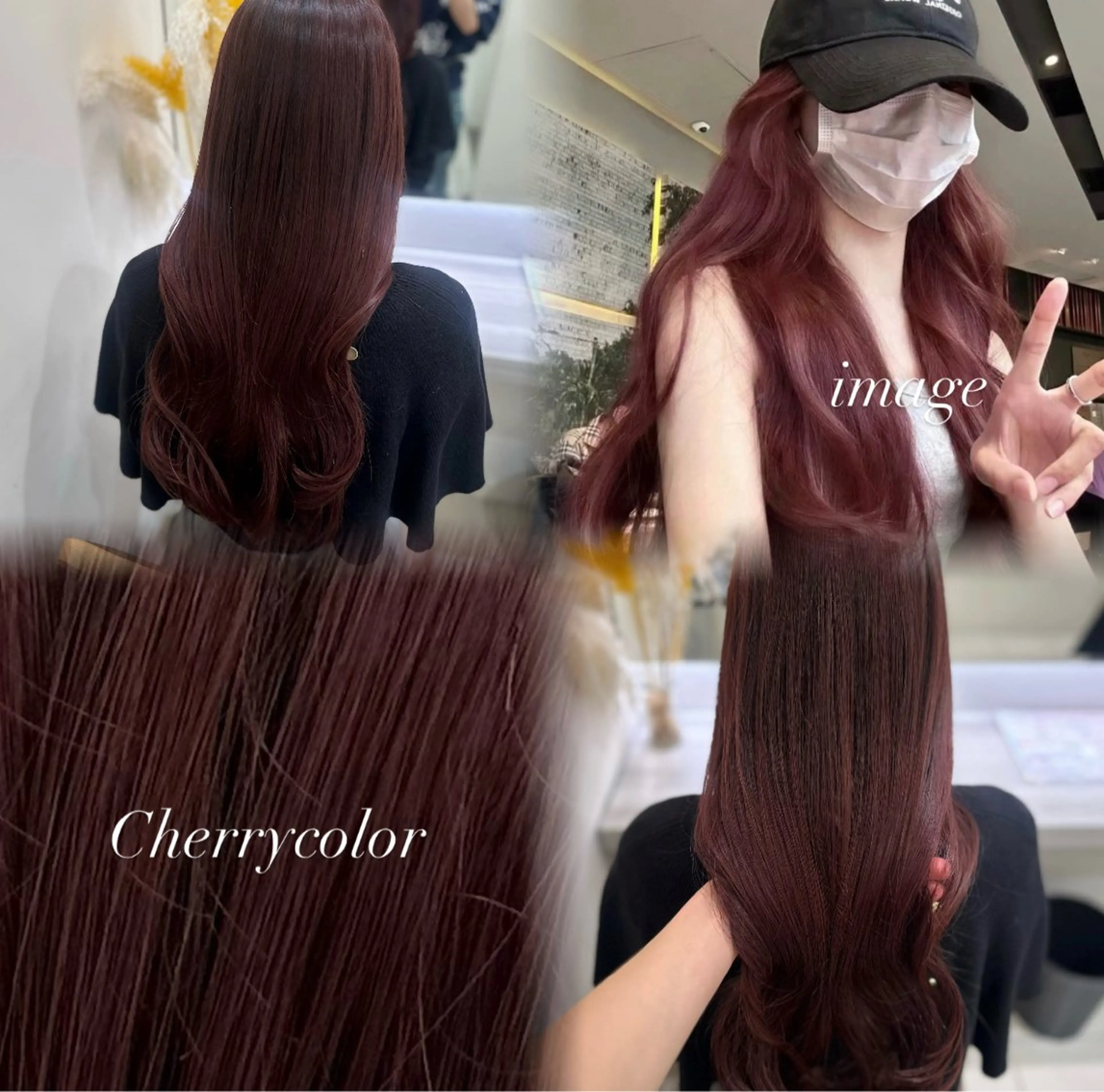 ロング ベージュカラー🤎 酸性縮毛矯正のヘアスタイル