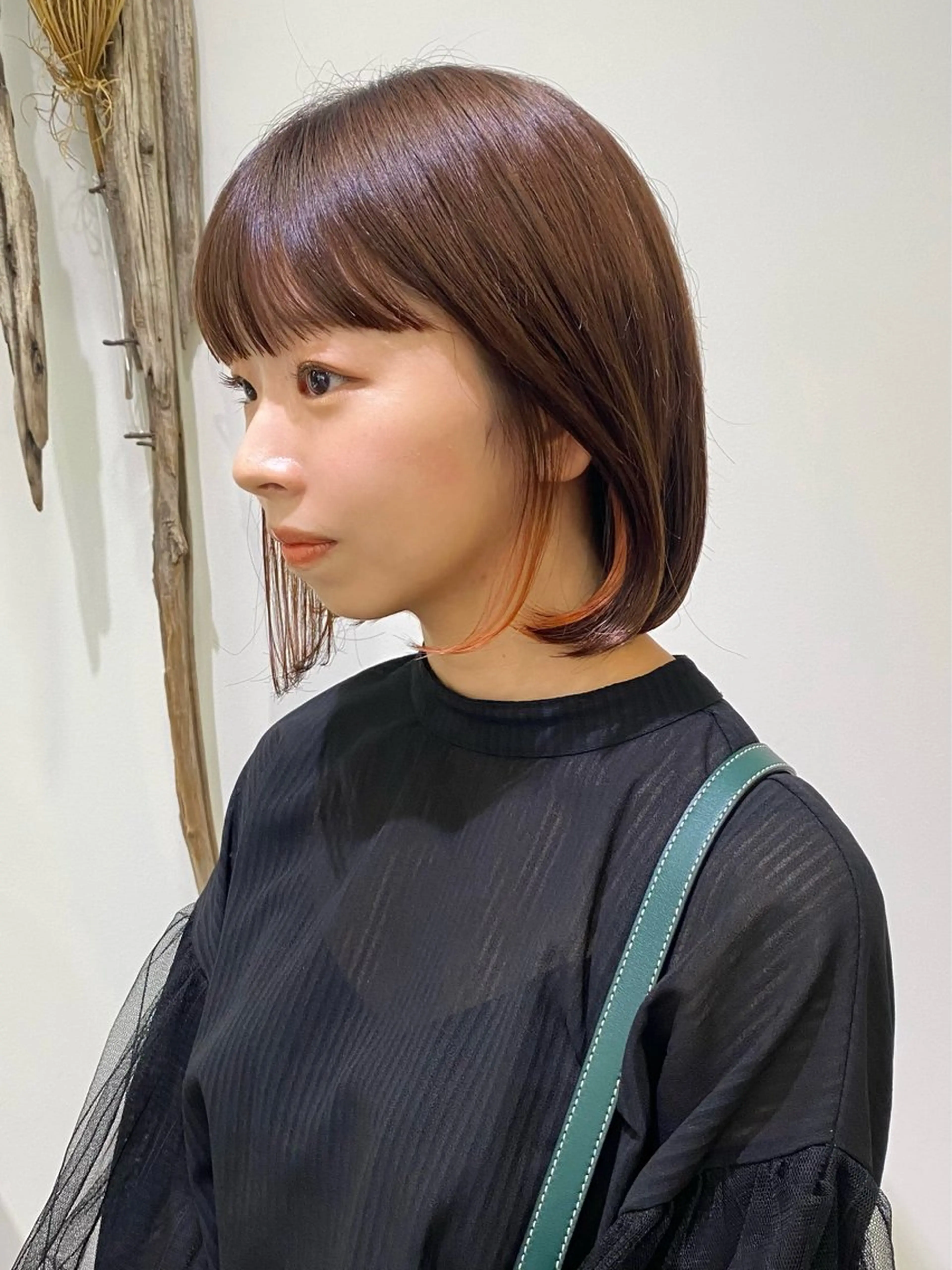 ショート ボブ 外ハネヘア garage.所属・吉田 慎冴/メンズパーマのヘアスタイル