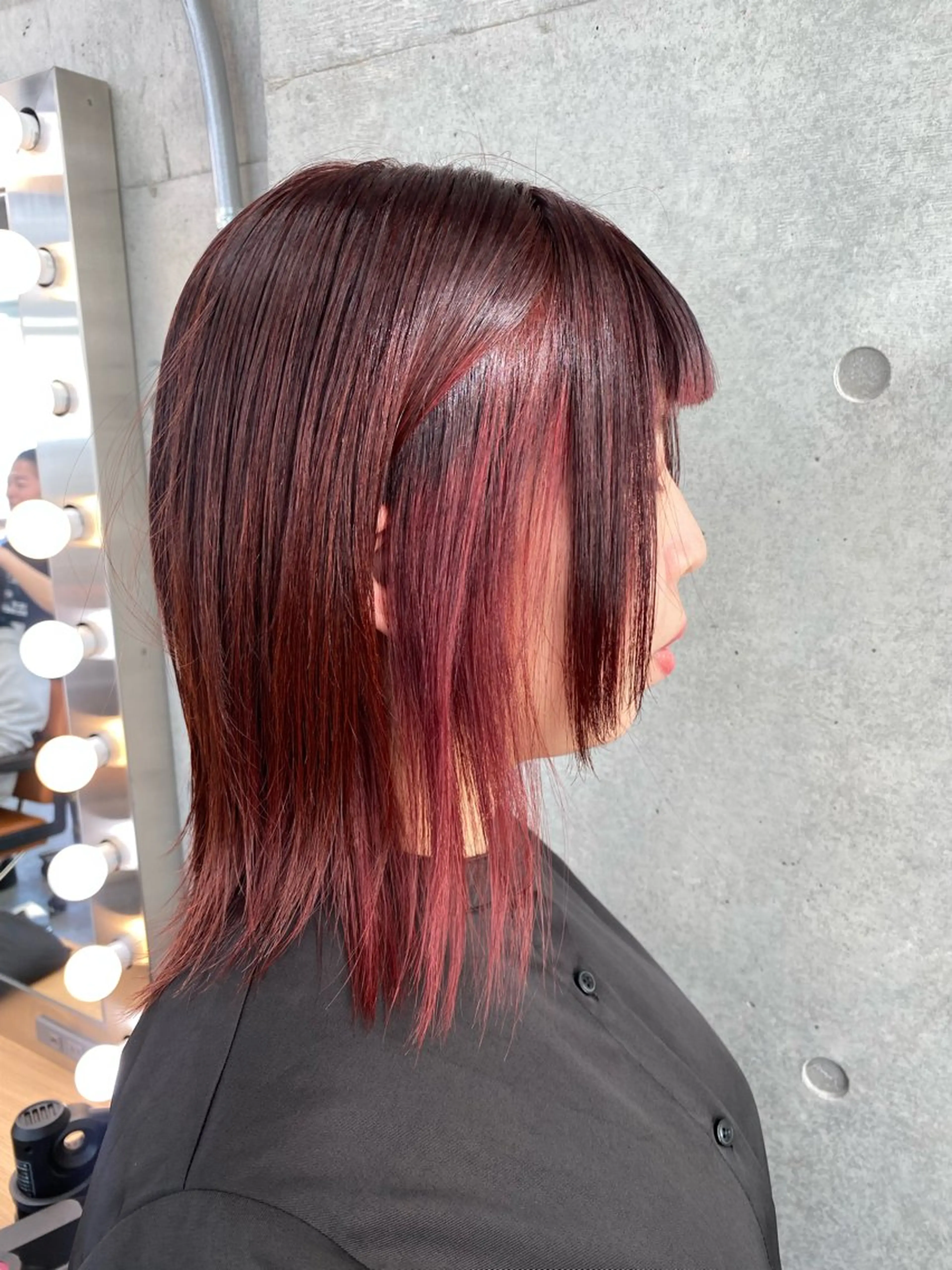 カラー nok所属・レイヤー/ベージュ/ どますず🌺のヘアスタイル