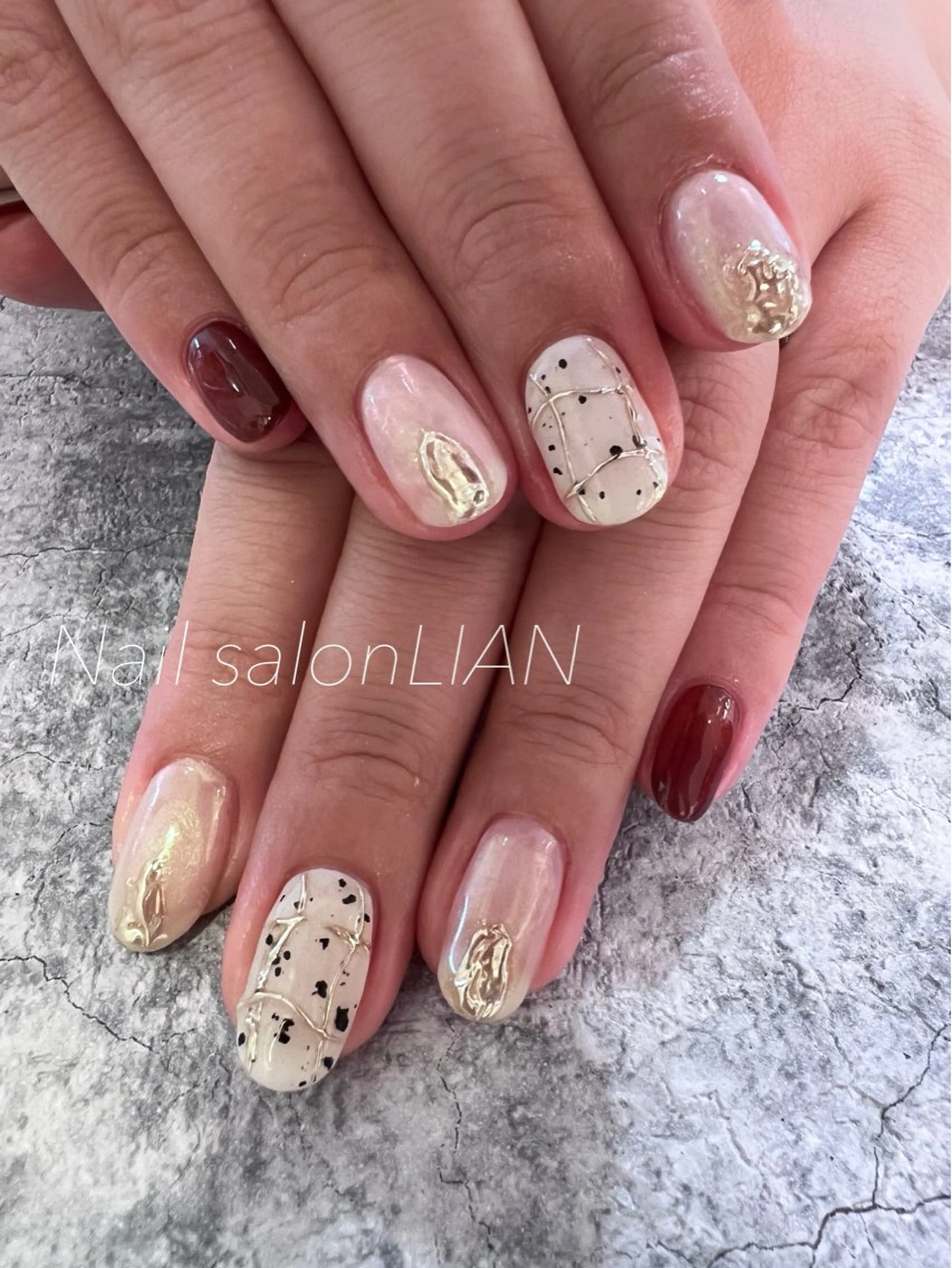 ネイル ニュアンスネイル Nail salon LIANのネイルデザイン