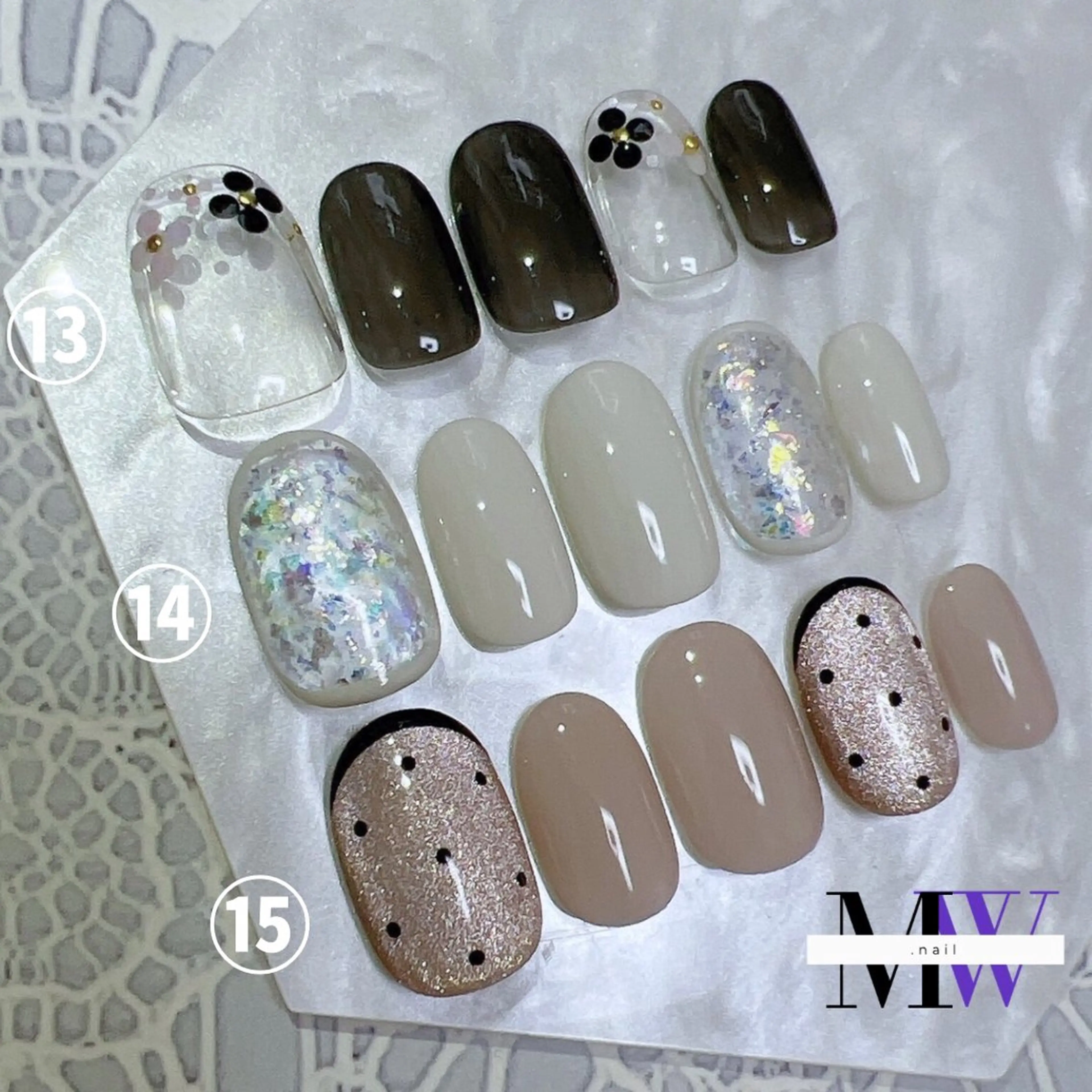 ネイル アートネイル MW .nailのネイルデザイン