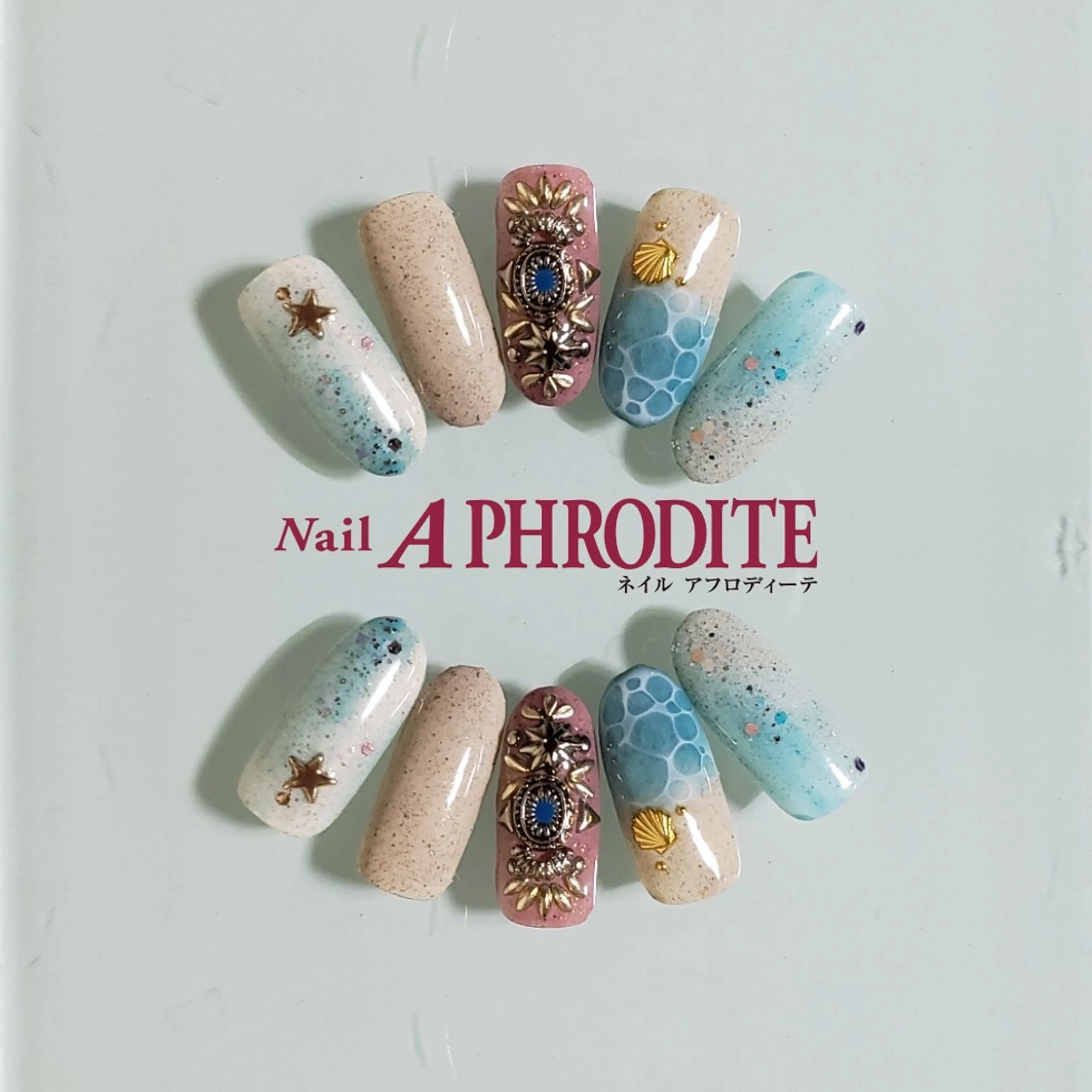 ネイル ジェルネイル ニュアンスネイル スカルプネイル ソフトジェル ネイルチップ ハンドネイル Nail  Aphroditeのネイルデザイン