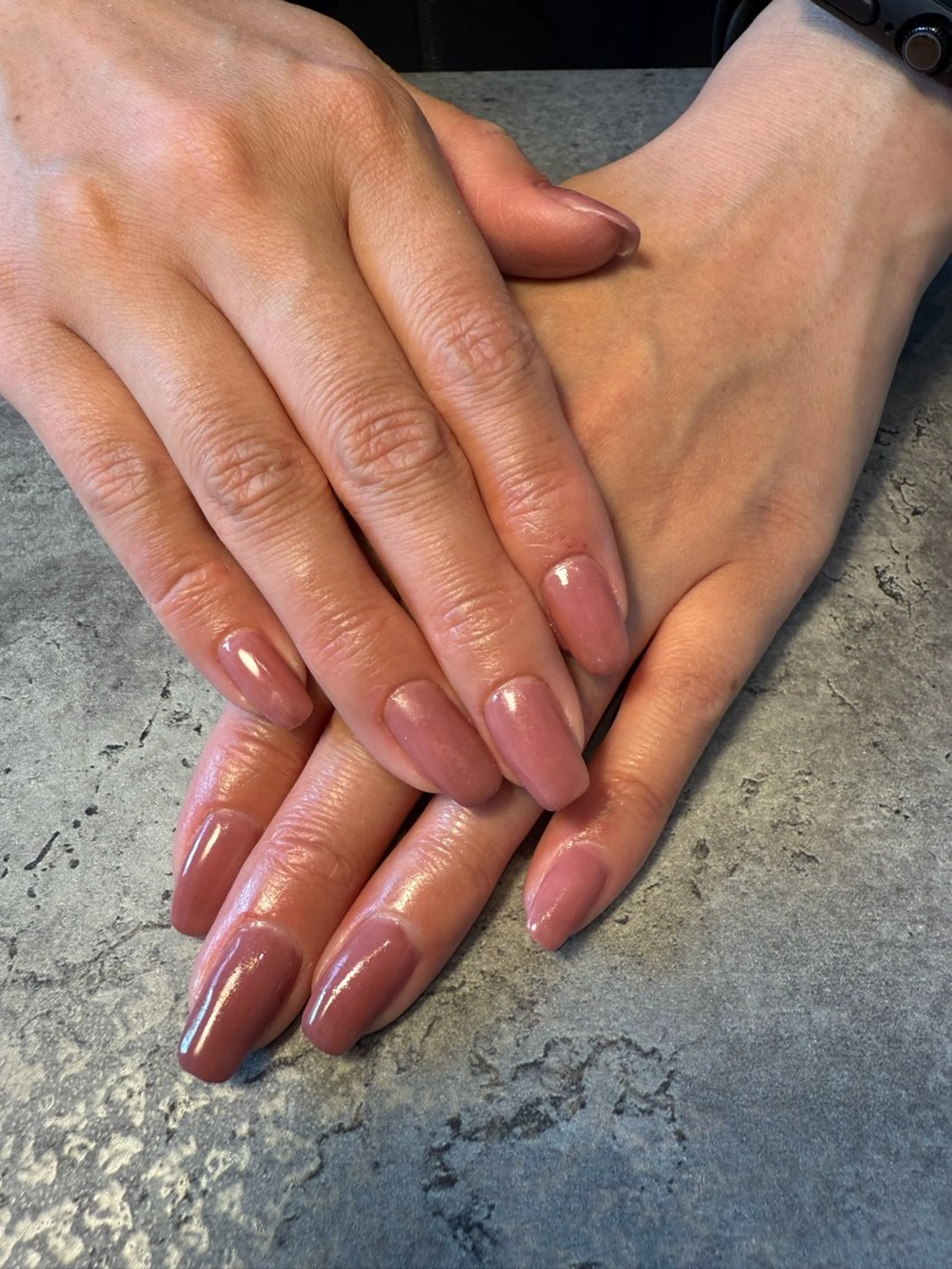 ネイル オフィスネイル ワンカラーネイル シンプルネイル nail salon Estelleのネイルデザイン