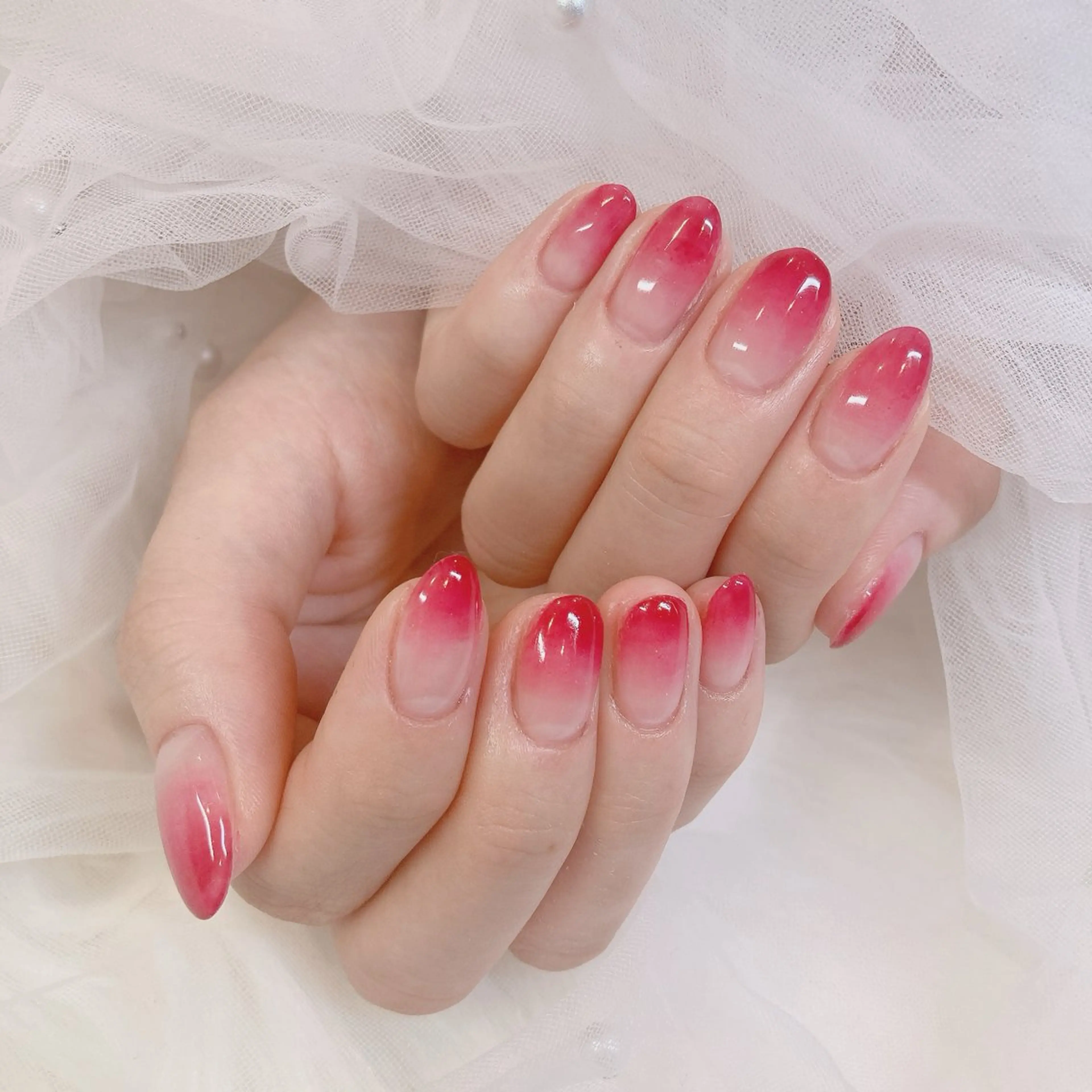 ネイル グラデーション 自爪を傷めない 🌷かなこ🌷のネイルデザイン