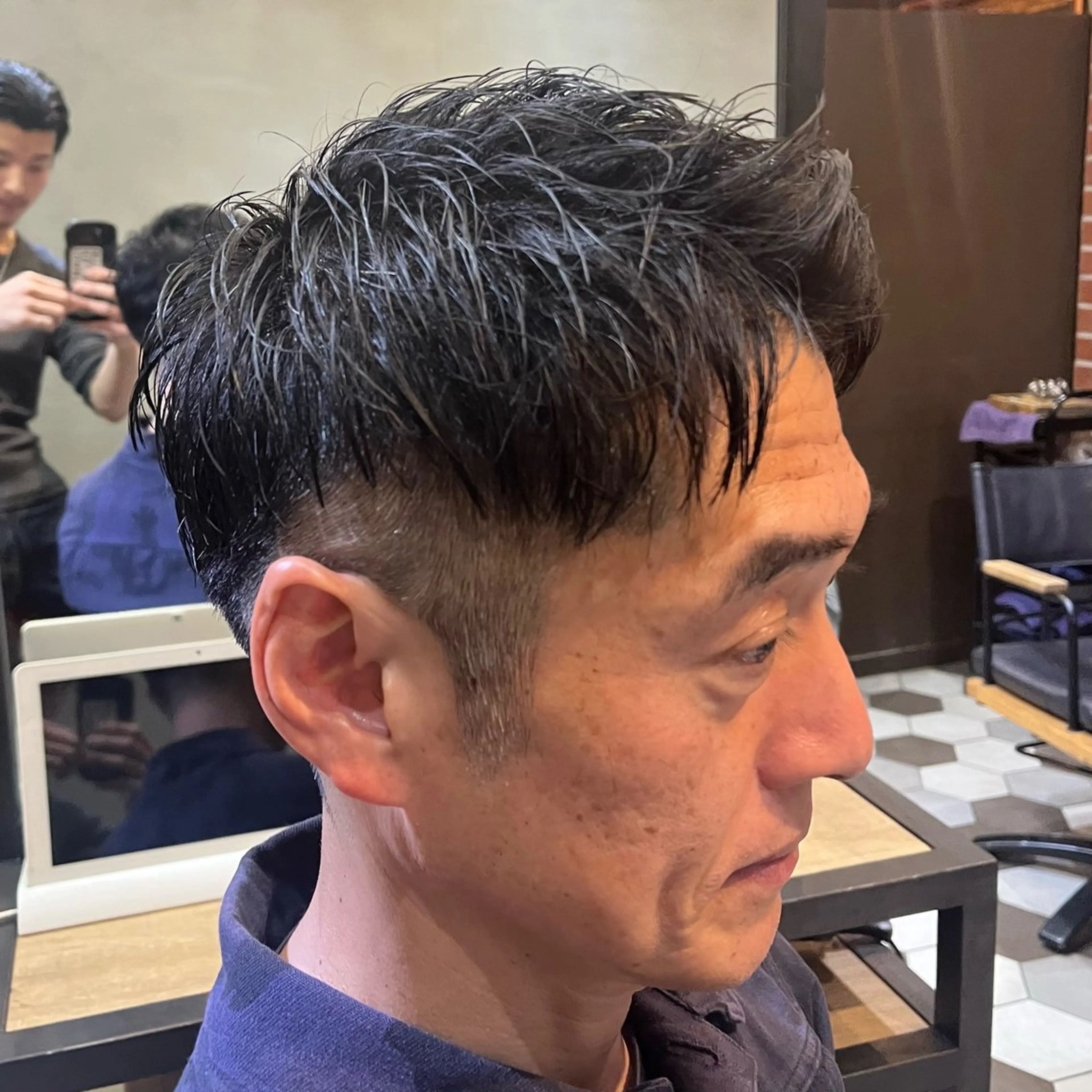 ショート パーマ メンズ 梅田/メンズ専門 ／加地光尊のヘアスタイル