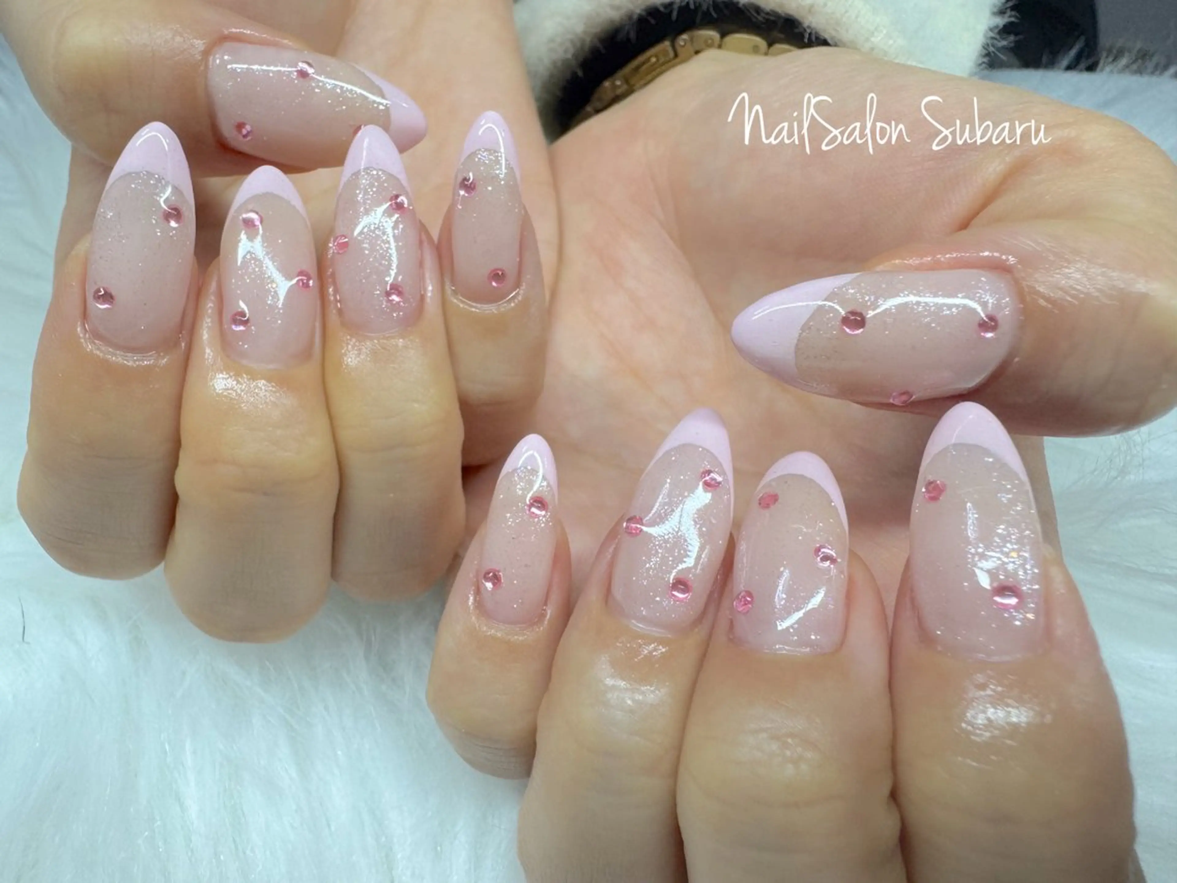 ネイル ストーンネイル ハンドネイル Nail Salon Subaru所属・Nail Salon Subaruのネイルデザイン