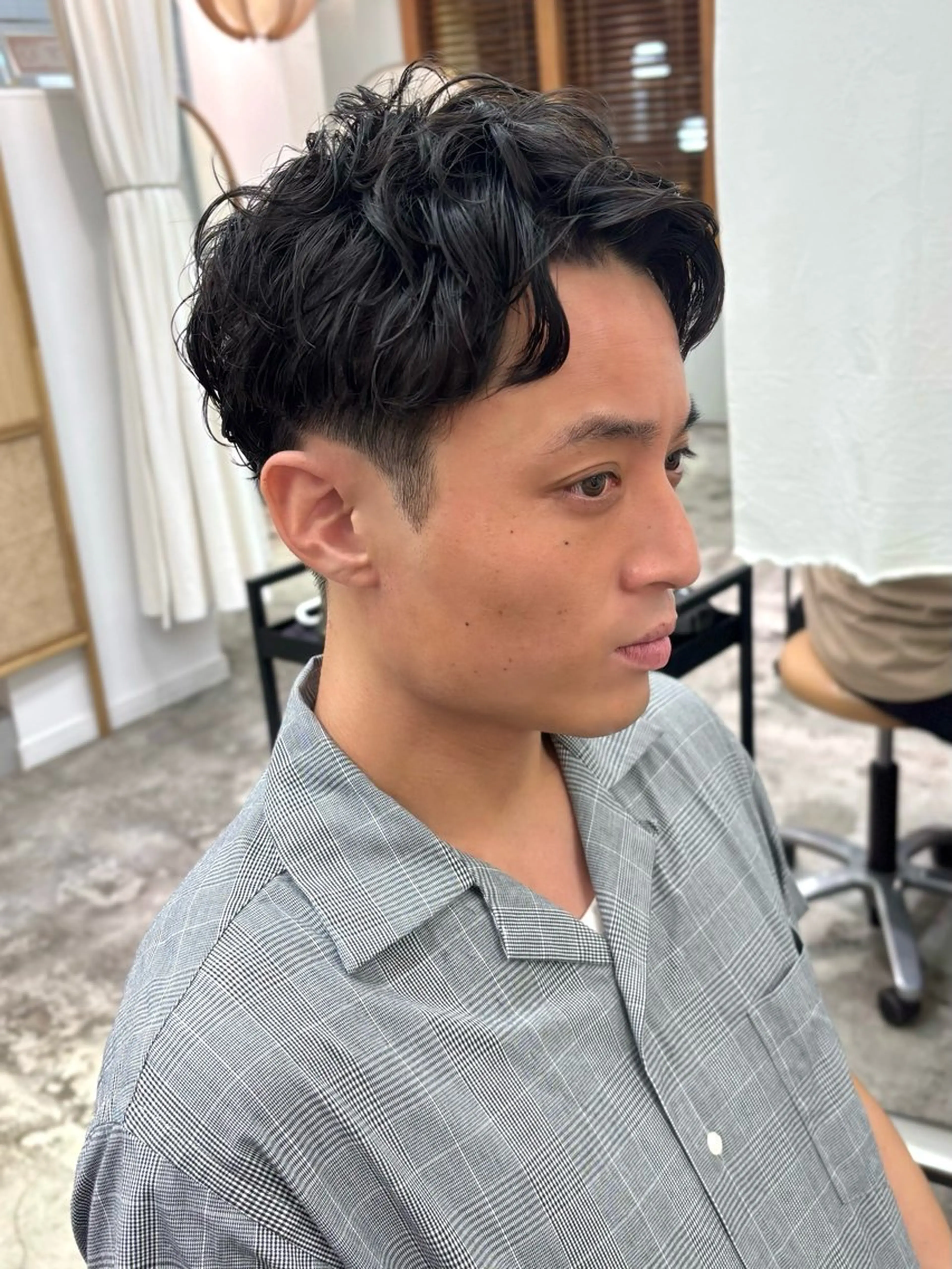 パーマ メンズ カット パーマ ENIEN MAKE’S 立川所属・ミカ💫/パーマ/ ニュアンスパーマのヘアスタイル