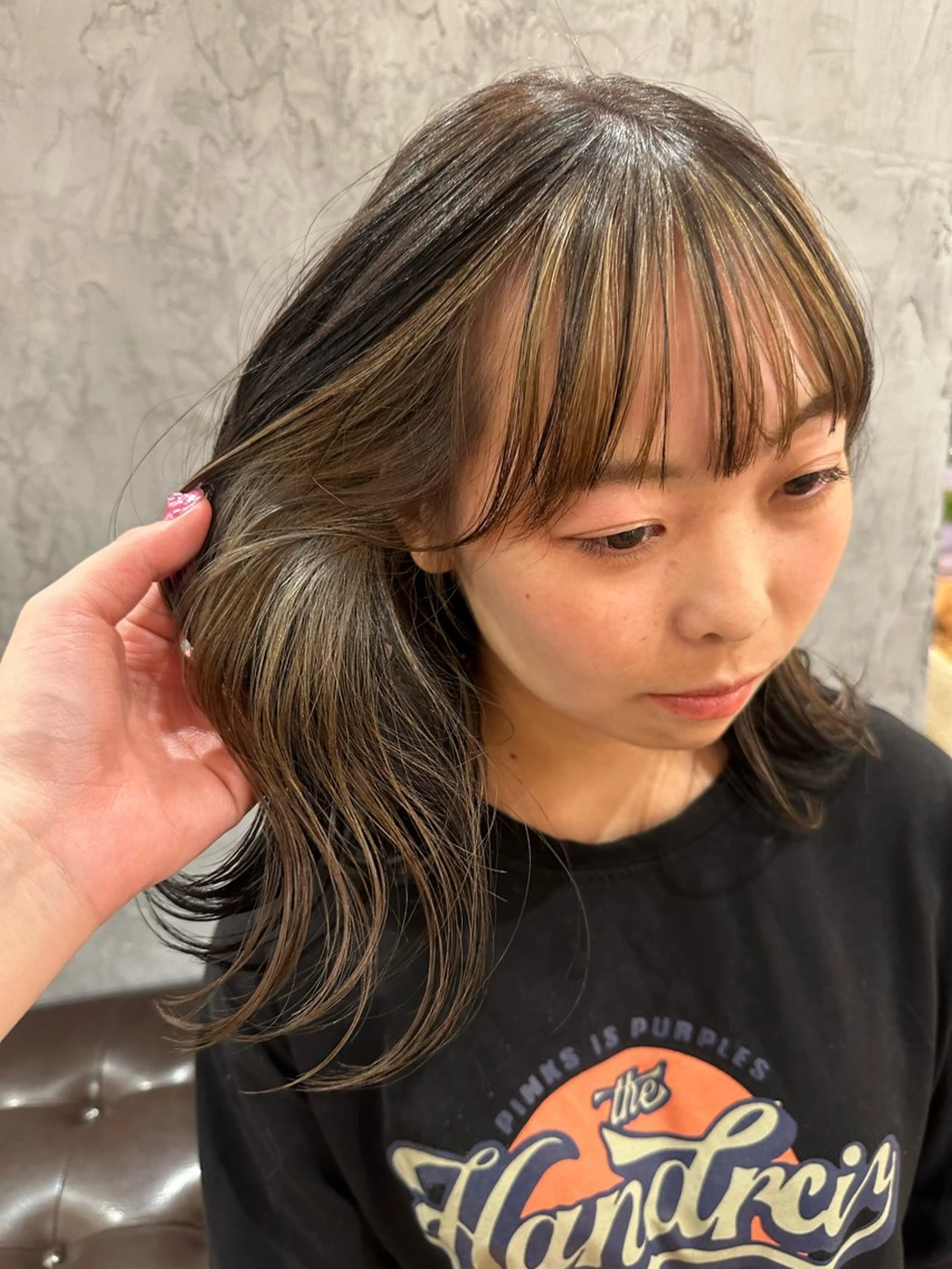 カラー MaruQuee de mashu所属・メンズ/ショート/ 福井優音のヘアスタイル