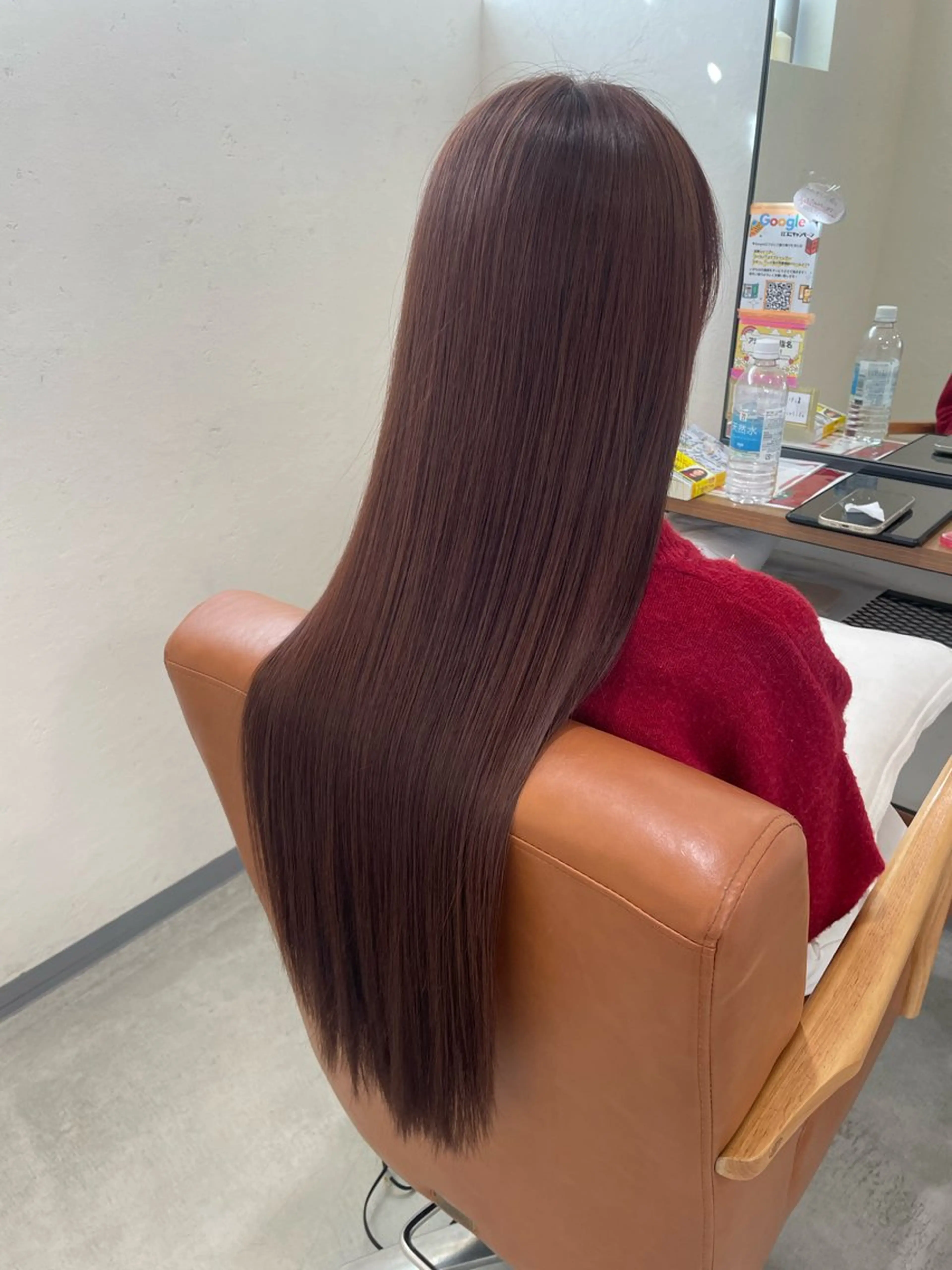 ロング 艶感暖色カラー /透明感/瀬戸山舞のヘアスタイル