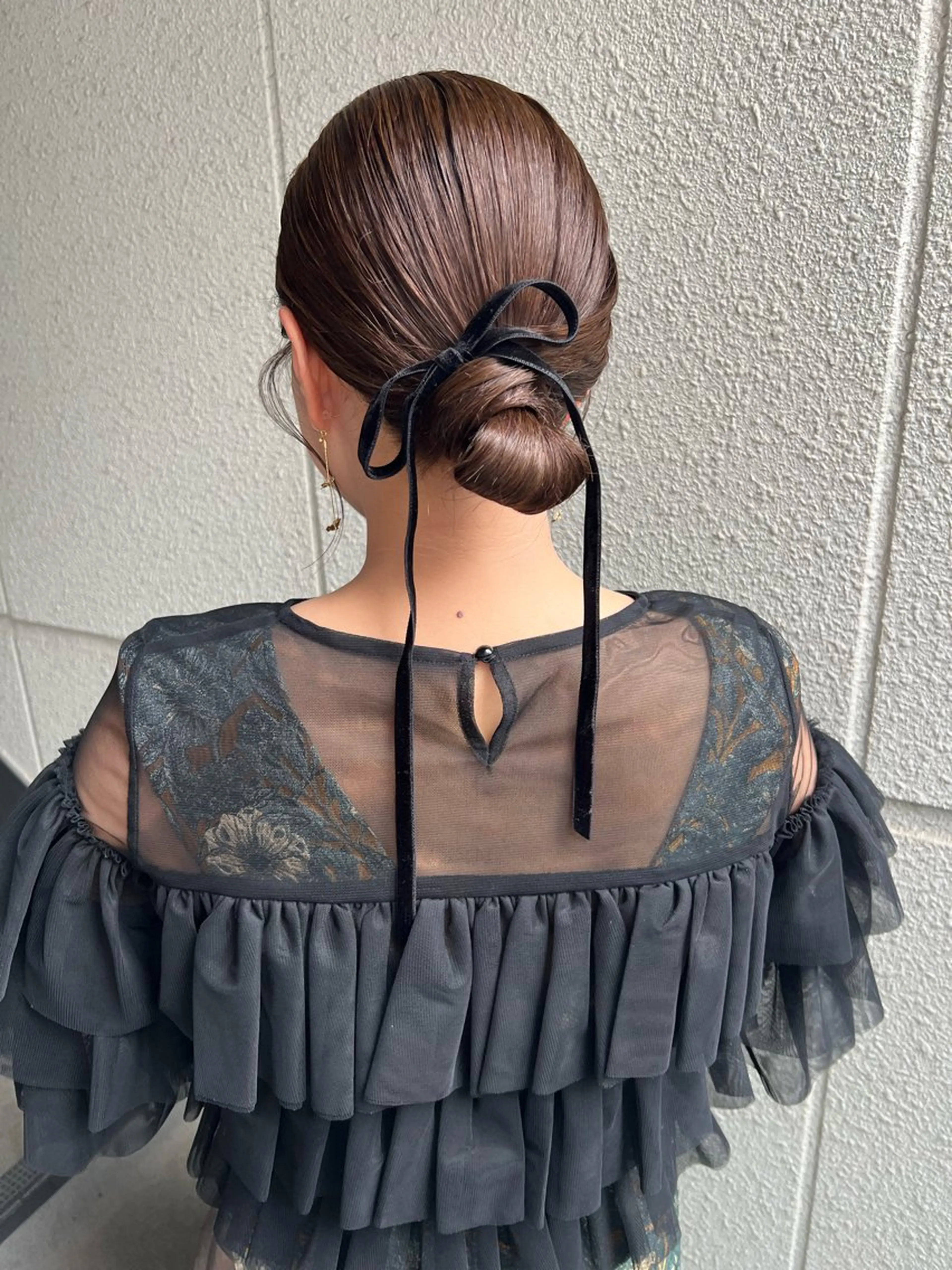 ミディアム ヘアアレンジ カラーパティシエ facce🌼ikoのヘアスタイル