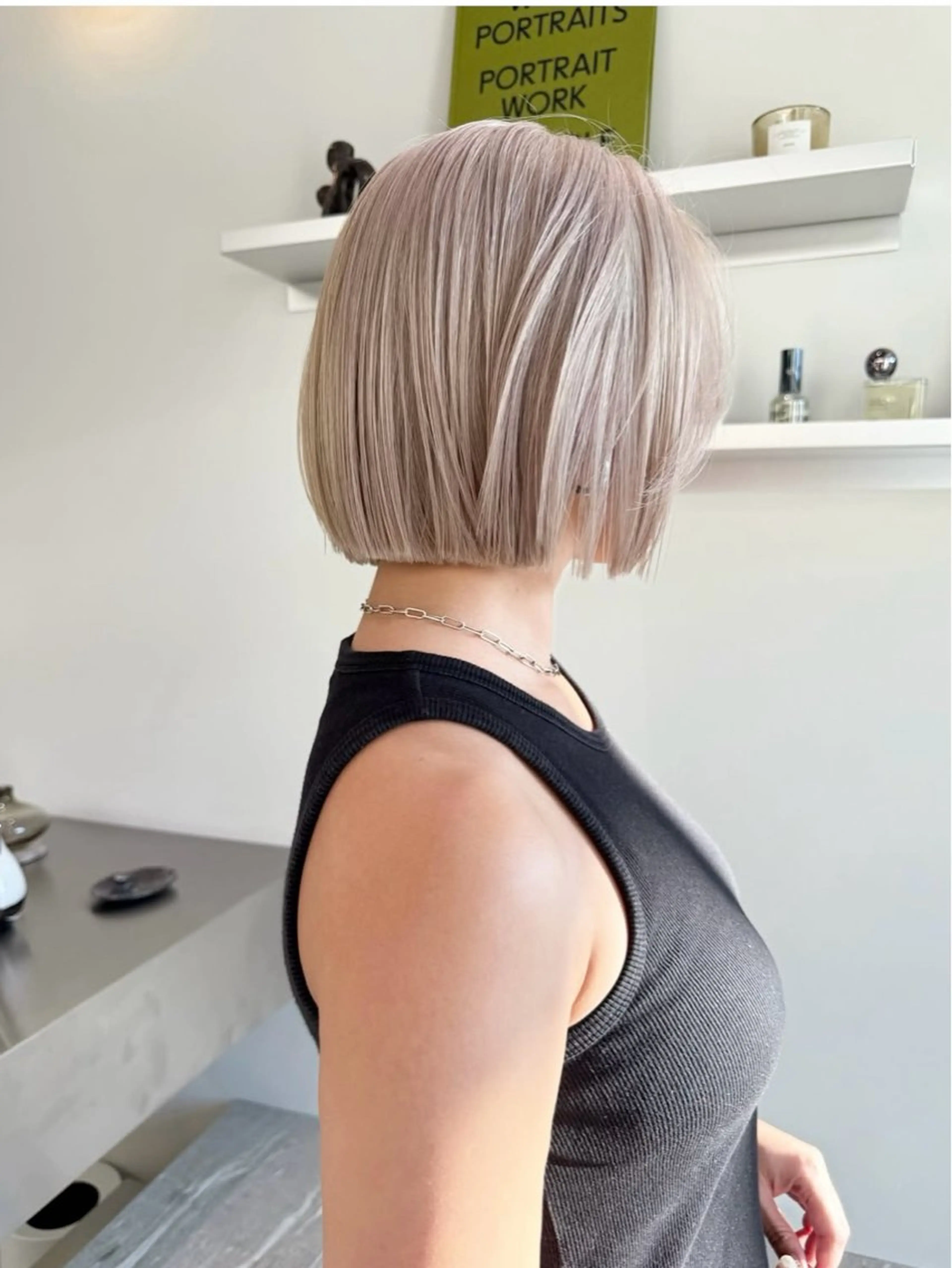 プラチナカラー+最高級ハホニコトリートメントの写真