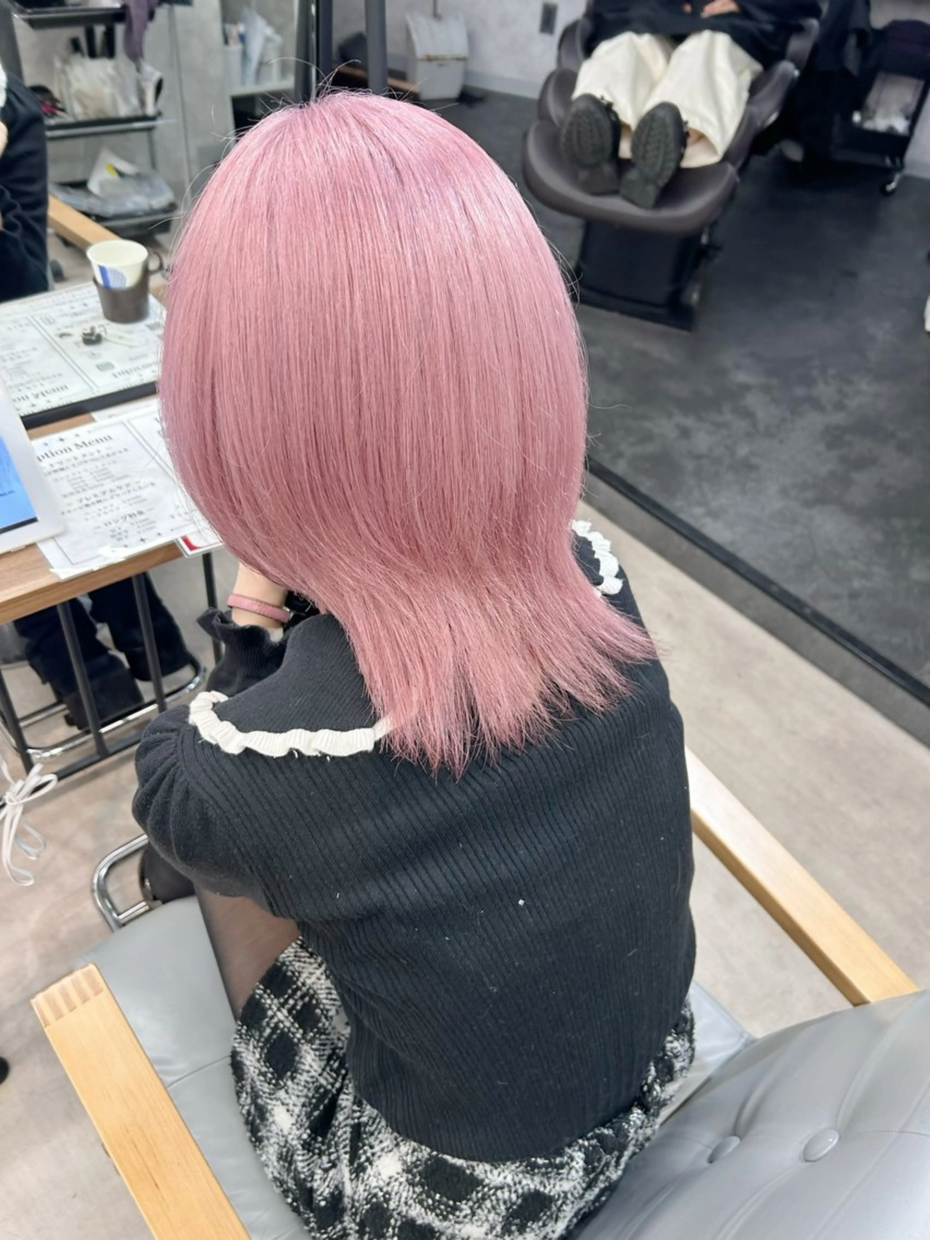 ミディアム カラー ヘアアレンジ カット ヘアカラー 💕ブリーチ/ヘアメ 🎀YUUKAのヘアスタイル