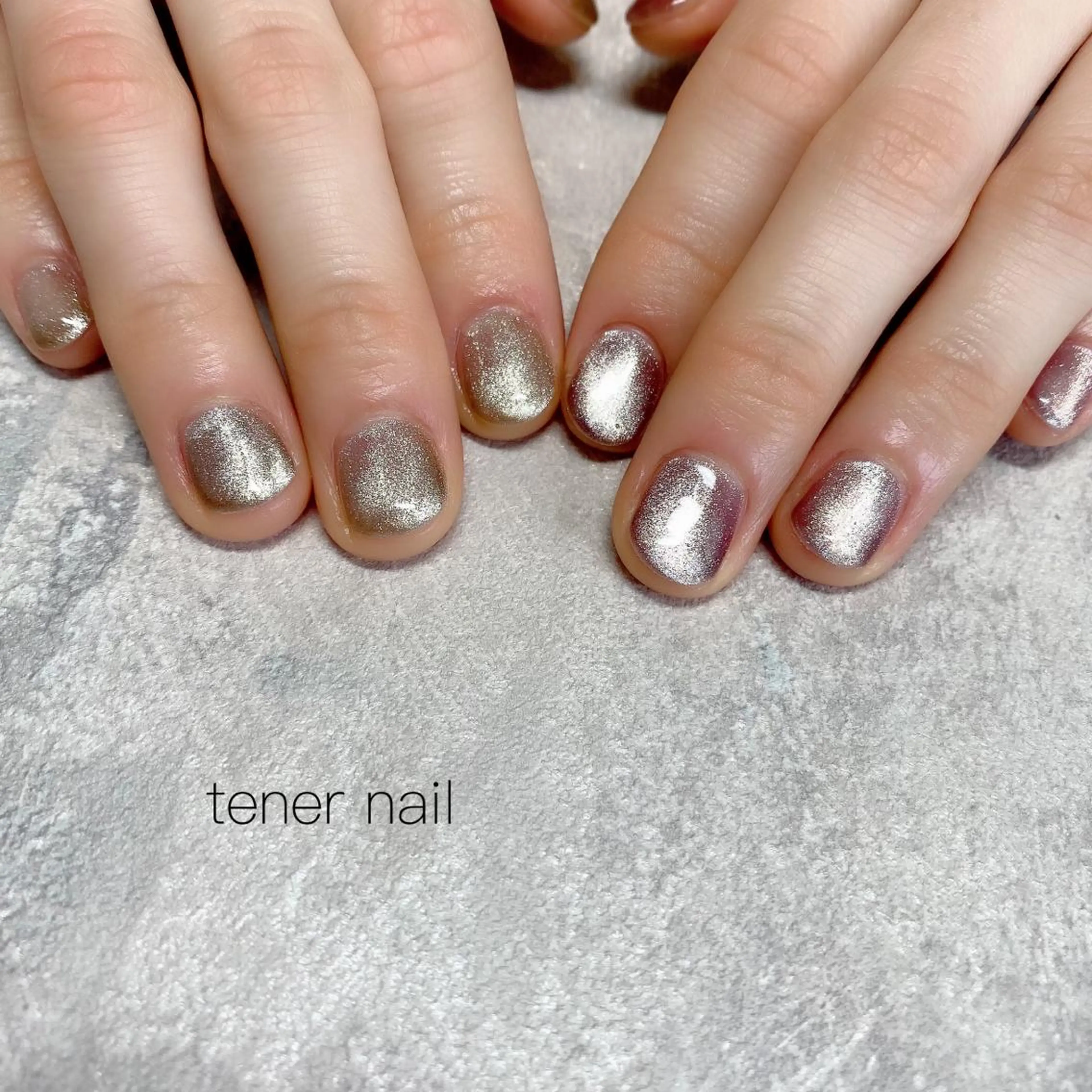 ネイル マグネットネイル マグネットワンカラー ワンカラーネイル tener  nail  テネルネイル所属・テネルネイル tener nailのネイルデザイン