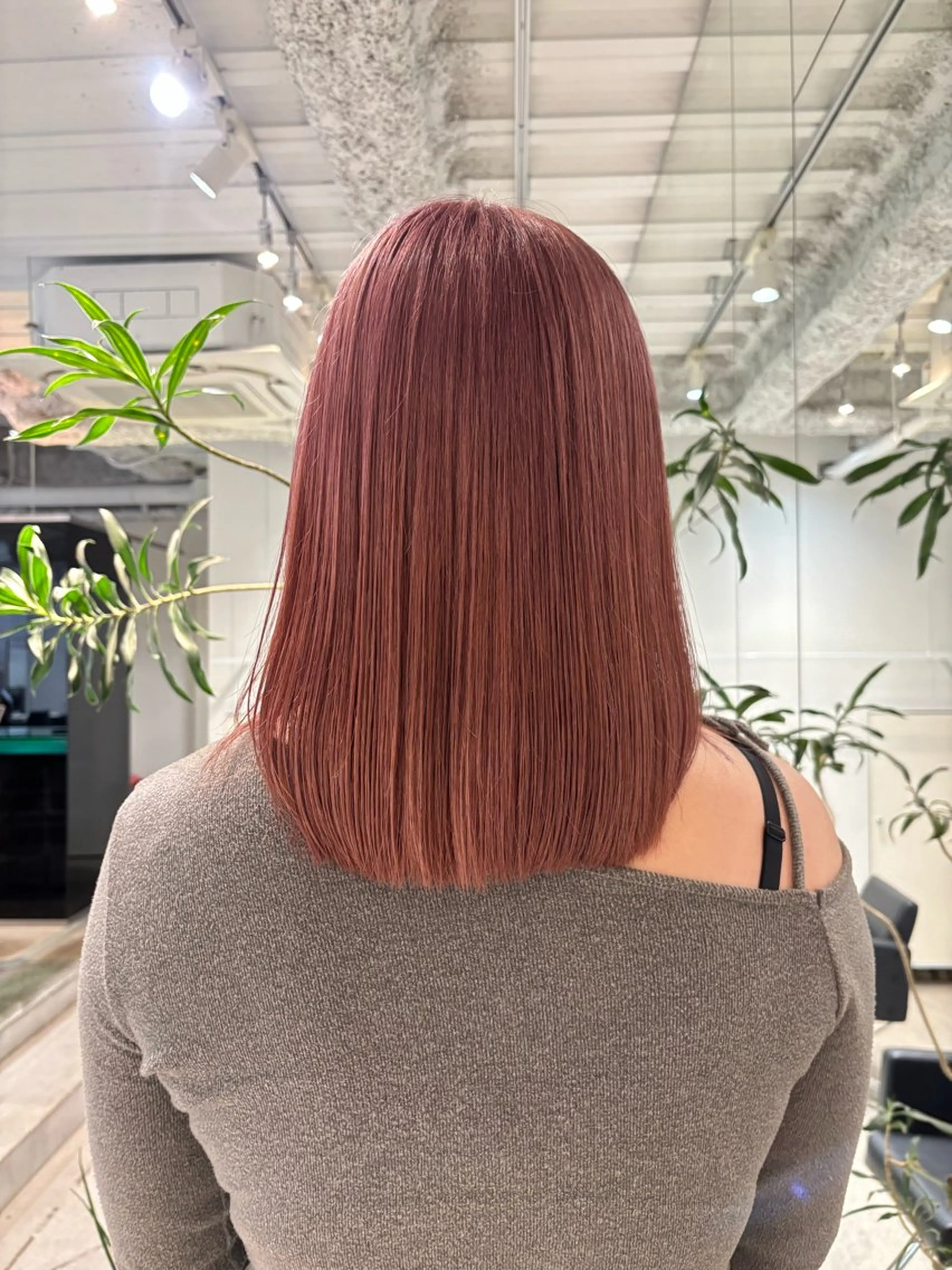 セミロング カラー ヘアカラー ANY Nodokaのヘアスタイル