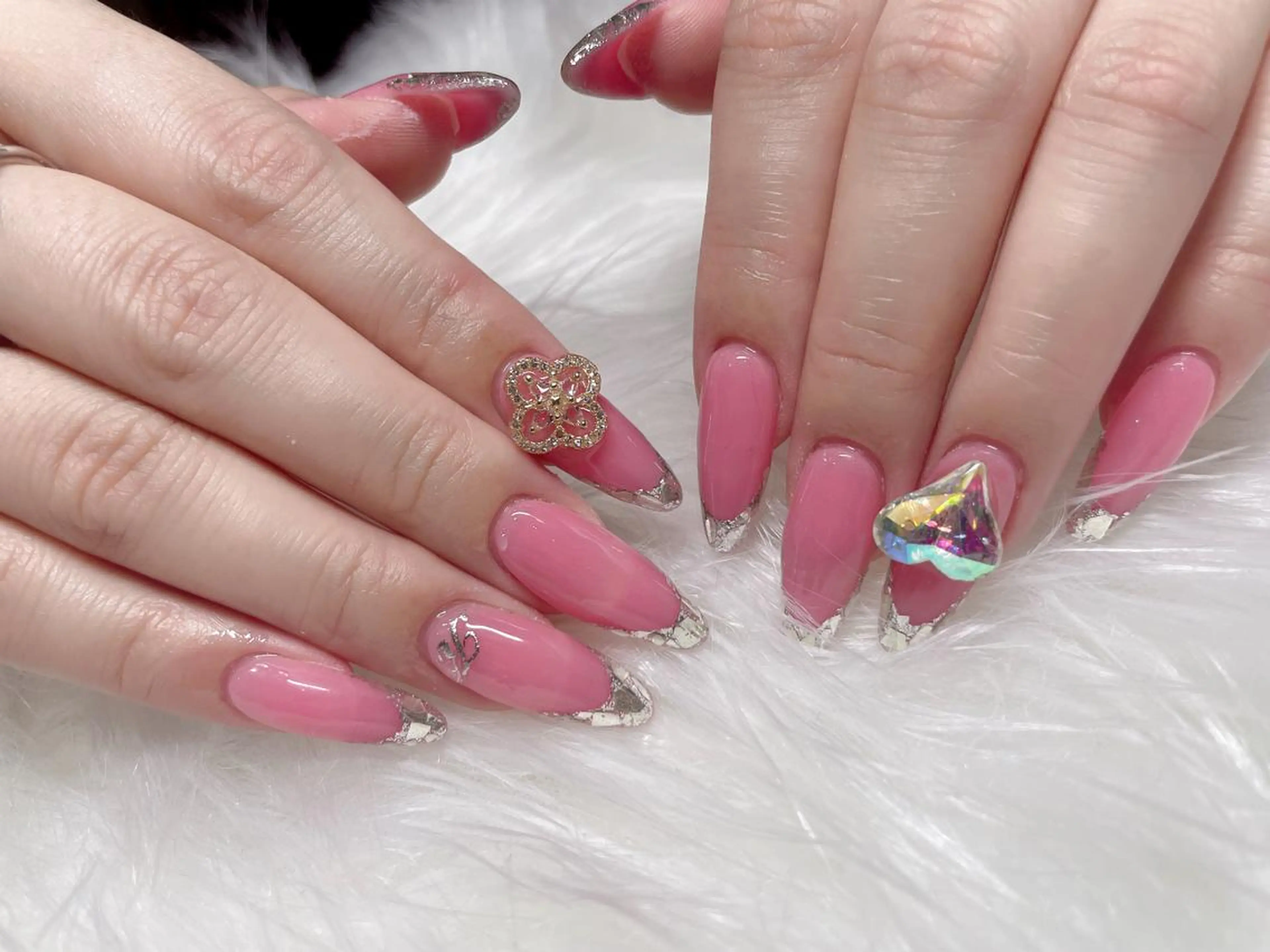 ミディアム ネイル 《LB》ラブリエ Nail&eyeのマツエク・マツパデザイン