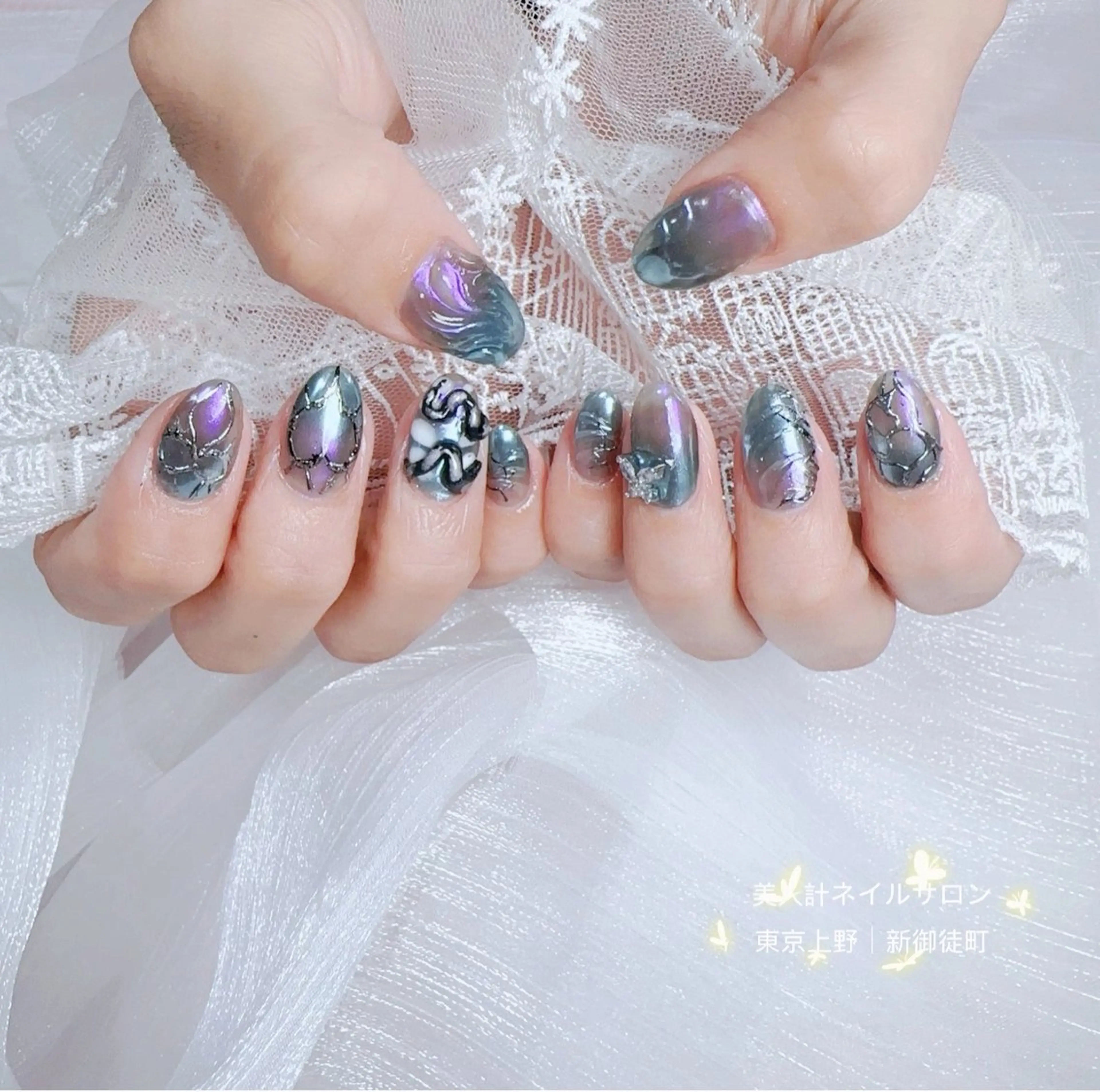ネイル ハンドネイル 美人計ネイルサロン所属・中山 美月のネイルデザイン
