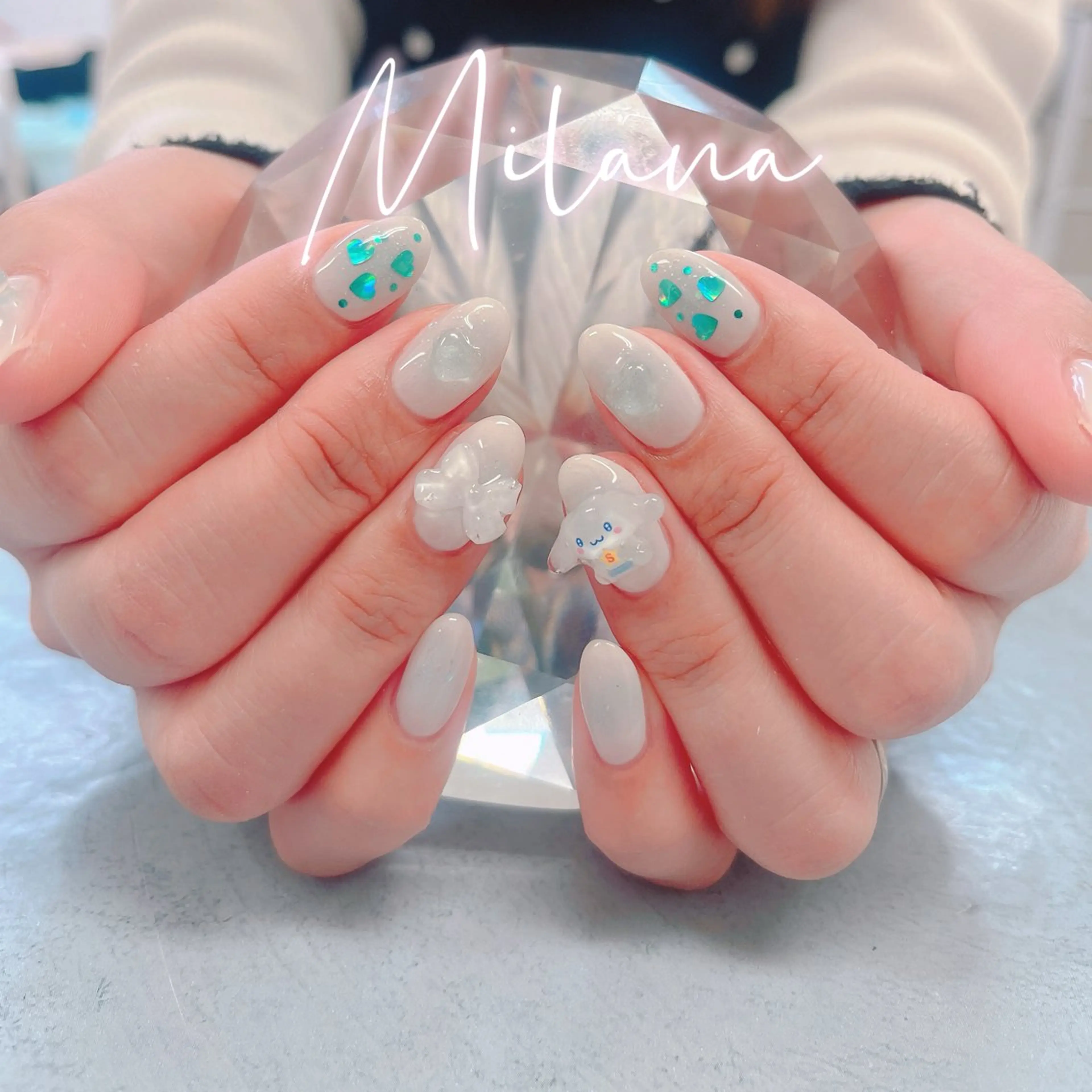 ネイル ハンドネイル Milana 西里のネイルデザイン