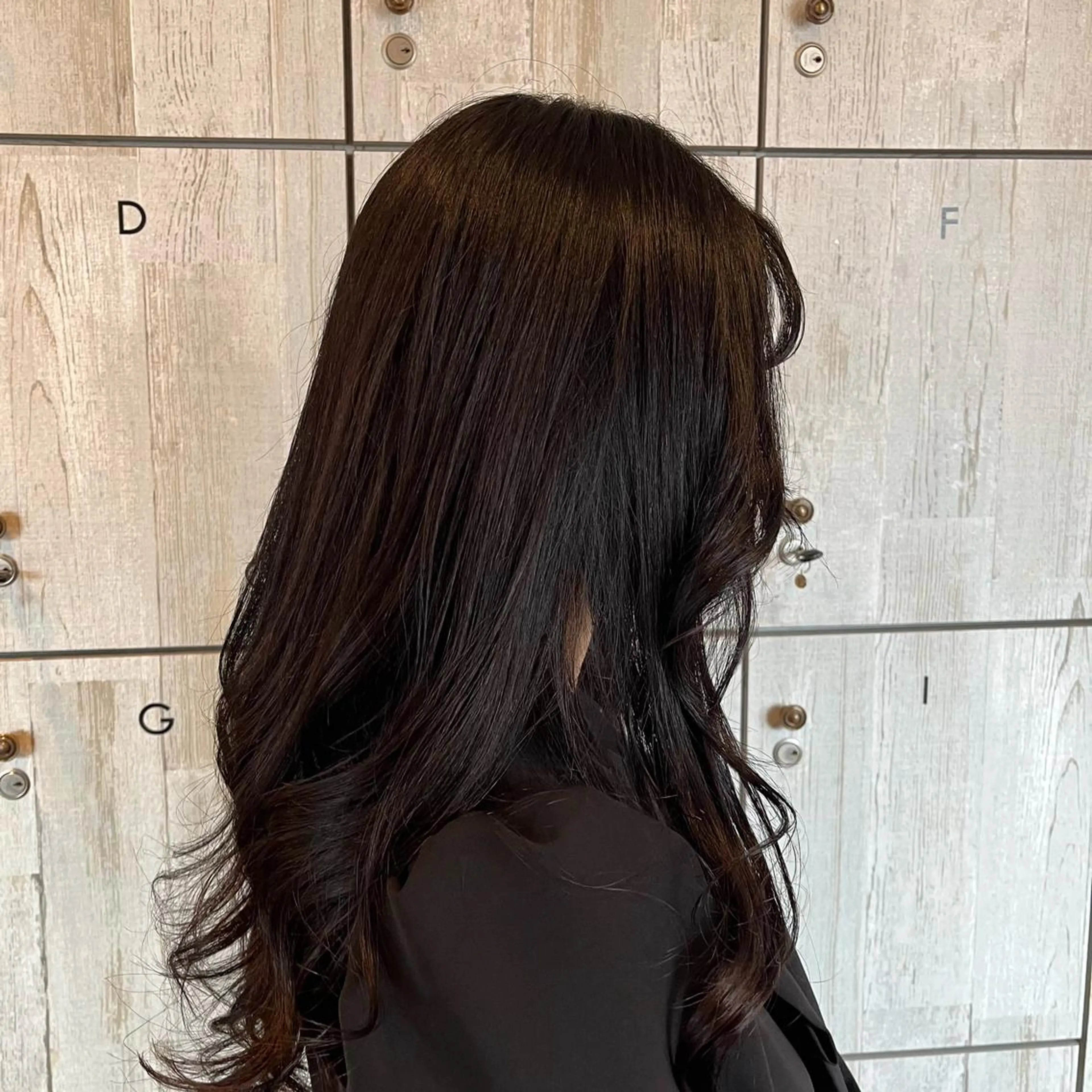 ロング カラー 透明感カラー ヘアカラー トリートメント フルールドソレイユ所属・♡ナナコ♡ レイヤー/艶髪のヘアスタイル