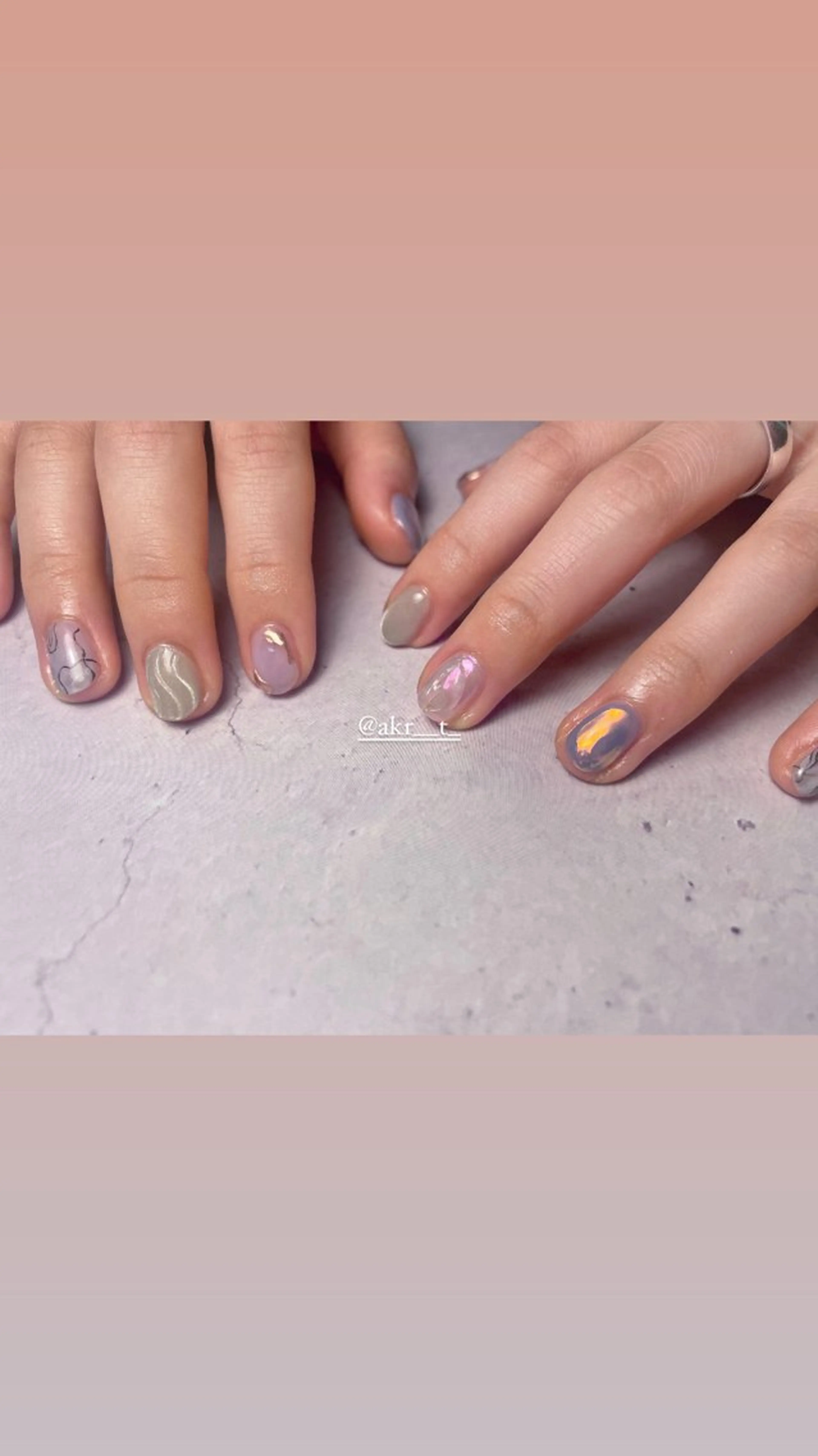 ネイル ハンドネイル total beauty TLIENGLE［ﾄﾘｱﾝｸﾞﾙ］所属・tliengle ［ﾄﾘｱﾝｸﾞﾙ］のネイルデザイン