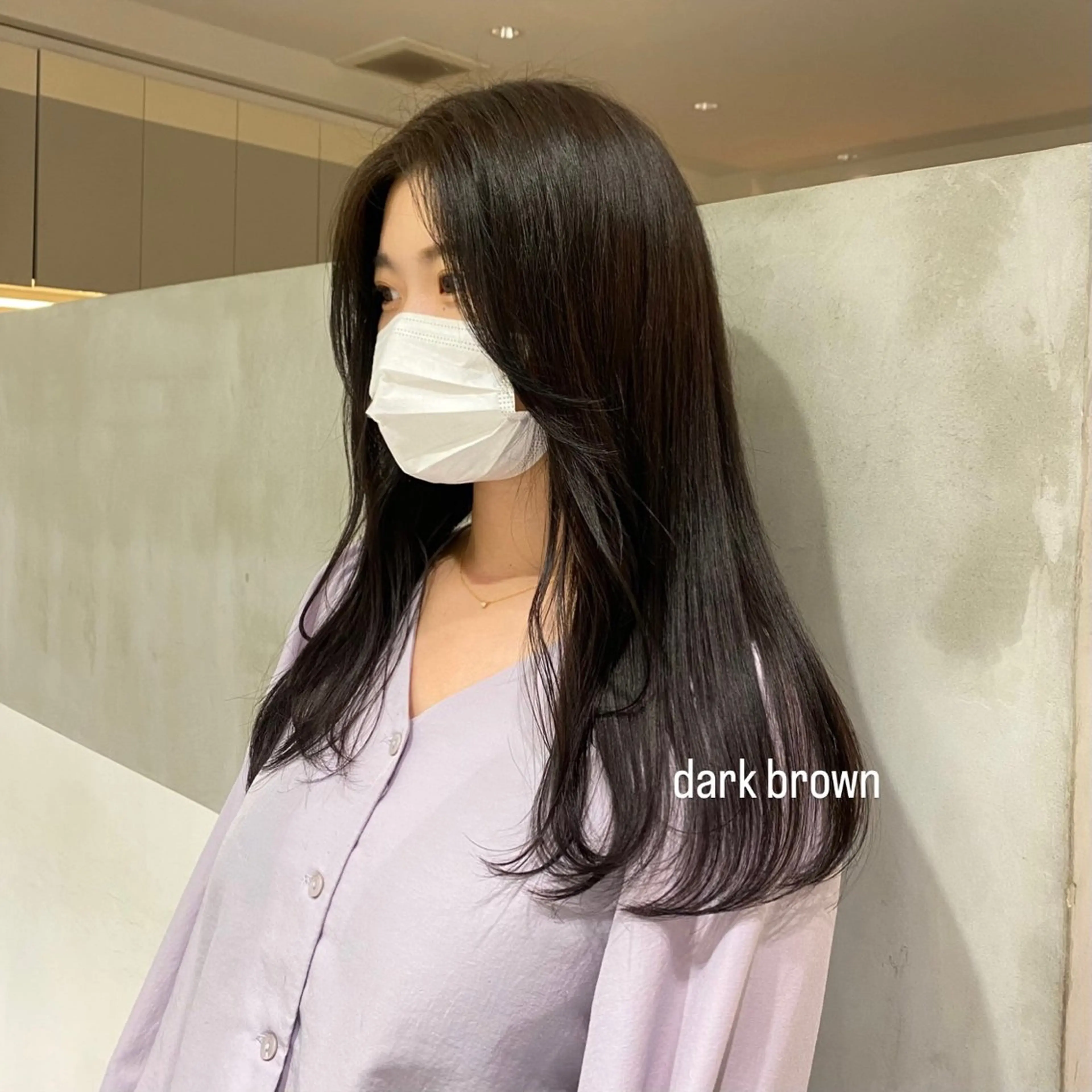 ロング カラー ブリーチ 透明感カラー ダブルカラー ブリーチなしカラー ヘアカラー トリートメント 艶感/ナチュラル 🌿マアヤのヘアスタイル