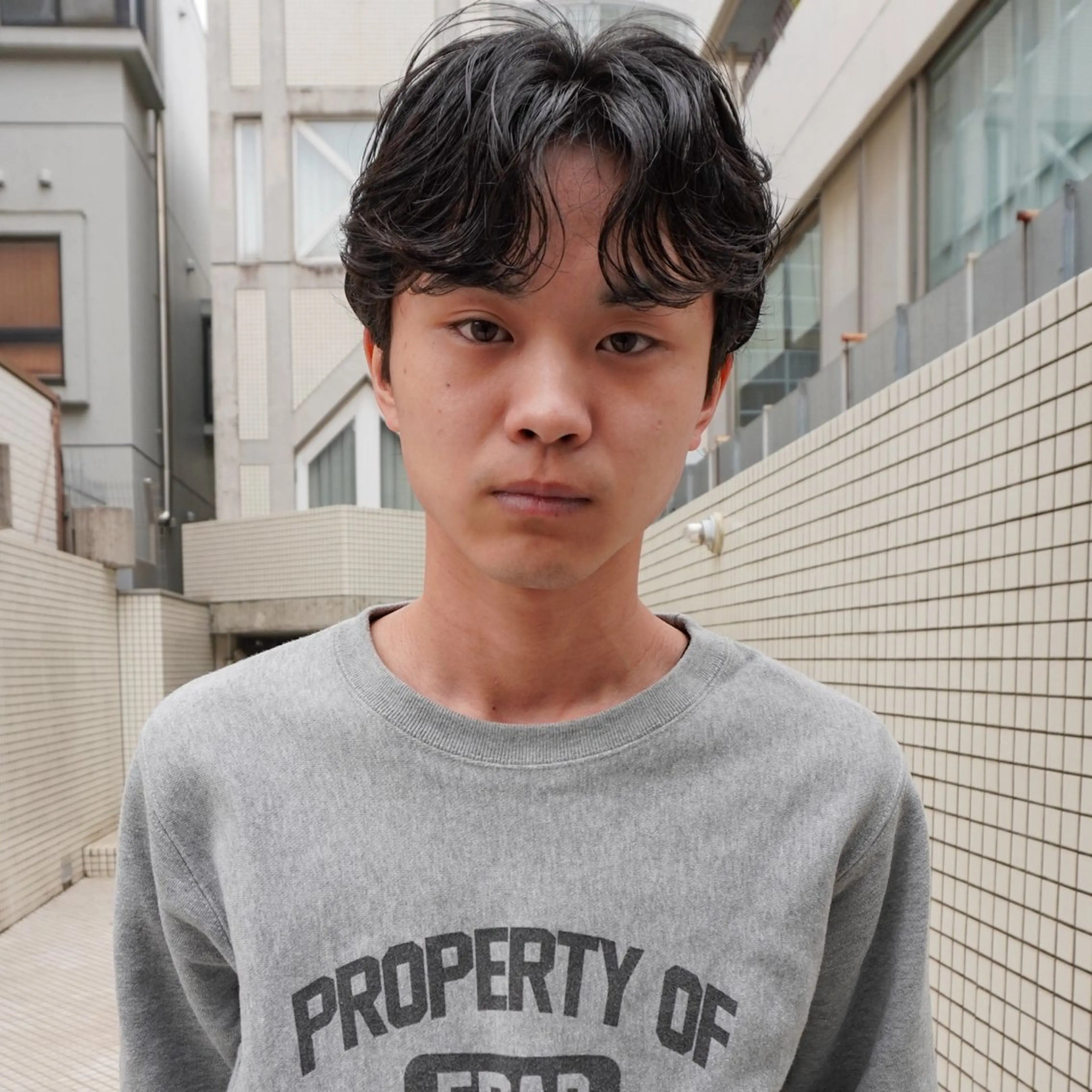 ショート パーマ メンズ メンズパーマ ニュアンスパーマ カット パーマ トリートメント ◽️モードヘア◽️ SHOUTOのヘアスタイル