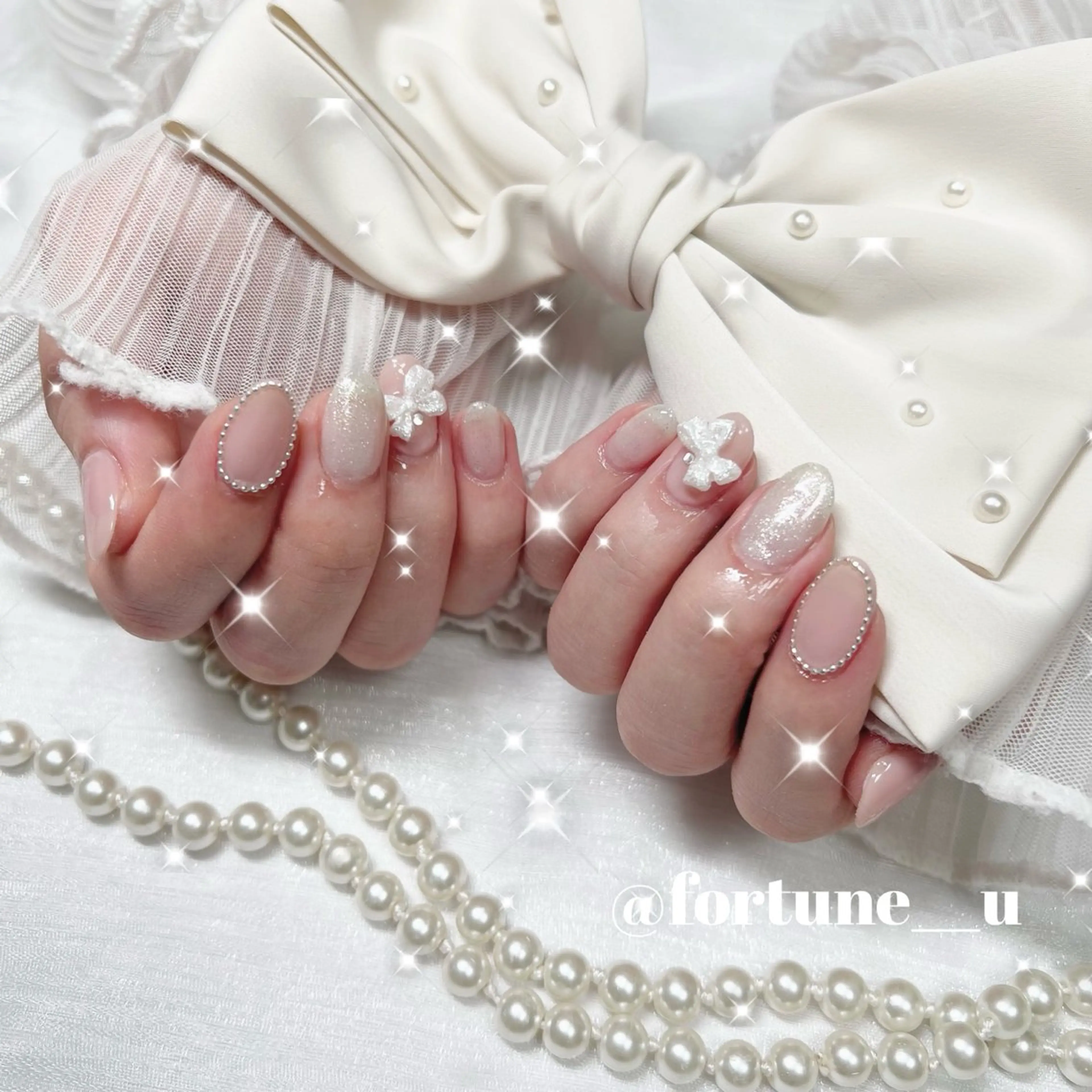 ネイル ガーリー 韓国ネイル オフィスネイル ピンク シンプルネイル ハンドネイル 💜 Yuuna💜のネイルデザイン