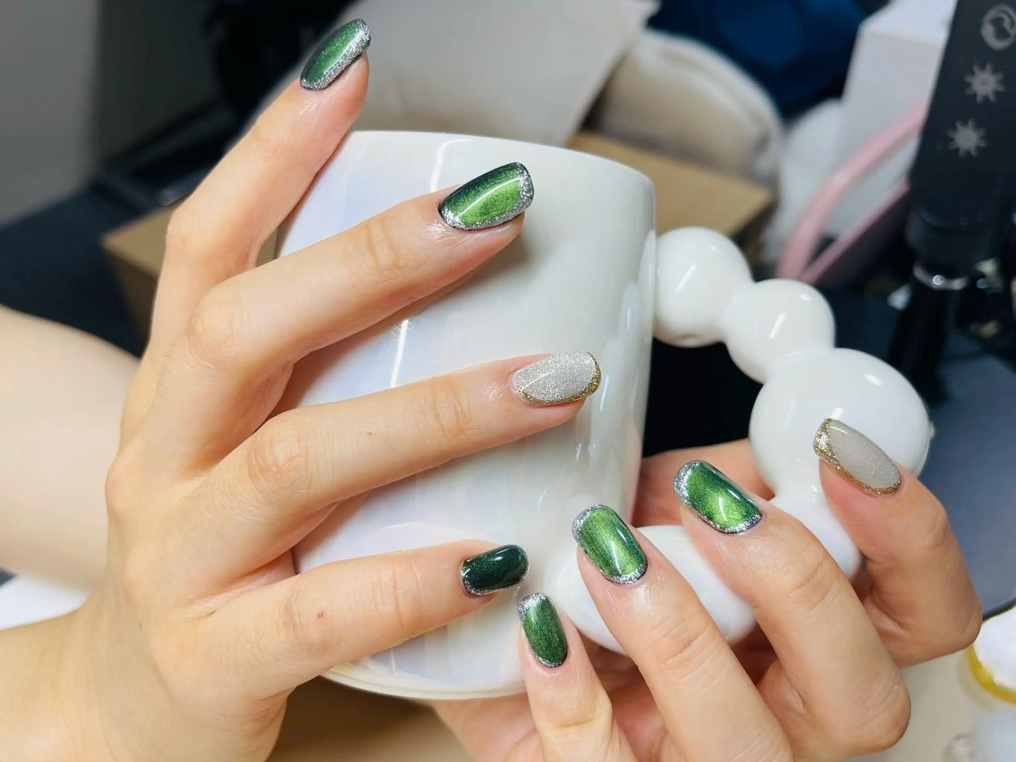 ネイル 花花 ネイルサロンのネイルデザイン