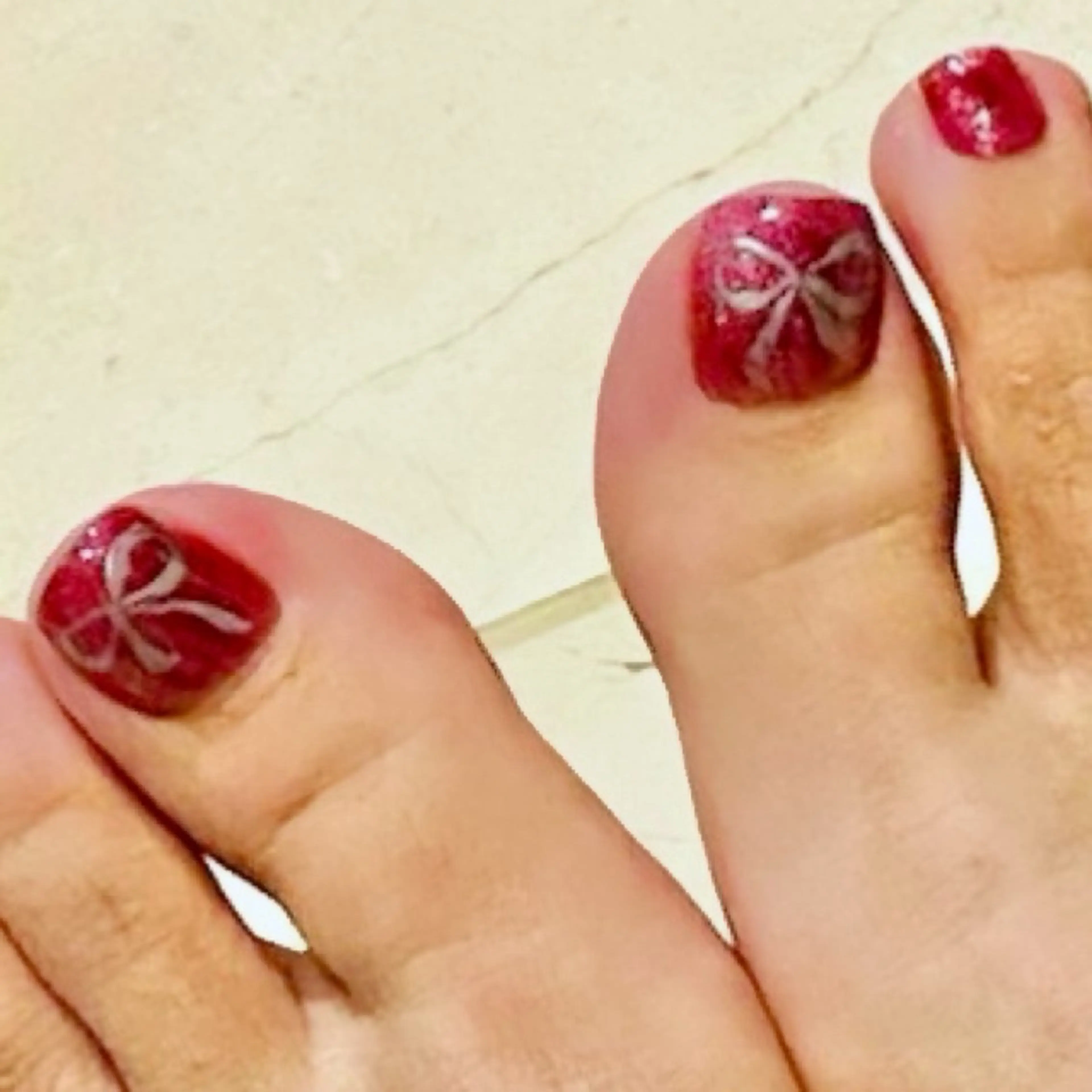 ネイル アートネイル ブルー ドット フラッシュネイル フラワーネイル フットネイル Seemly 千田町店所属・フラワーパラジェル 🌸シームリーエミのネイルデザイン