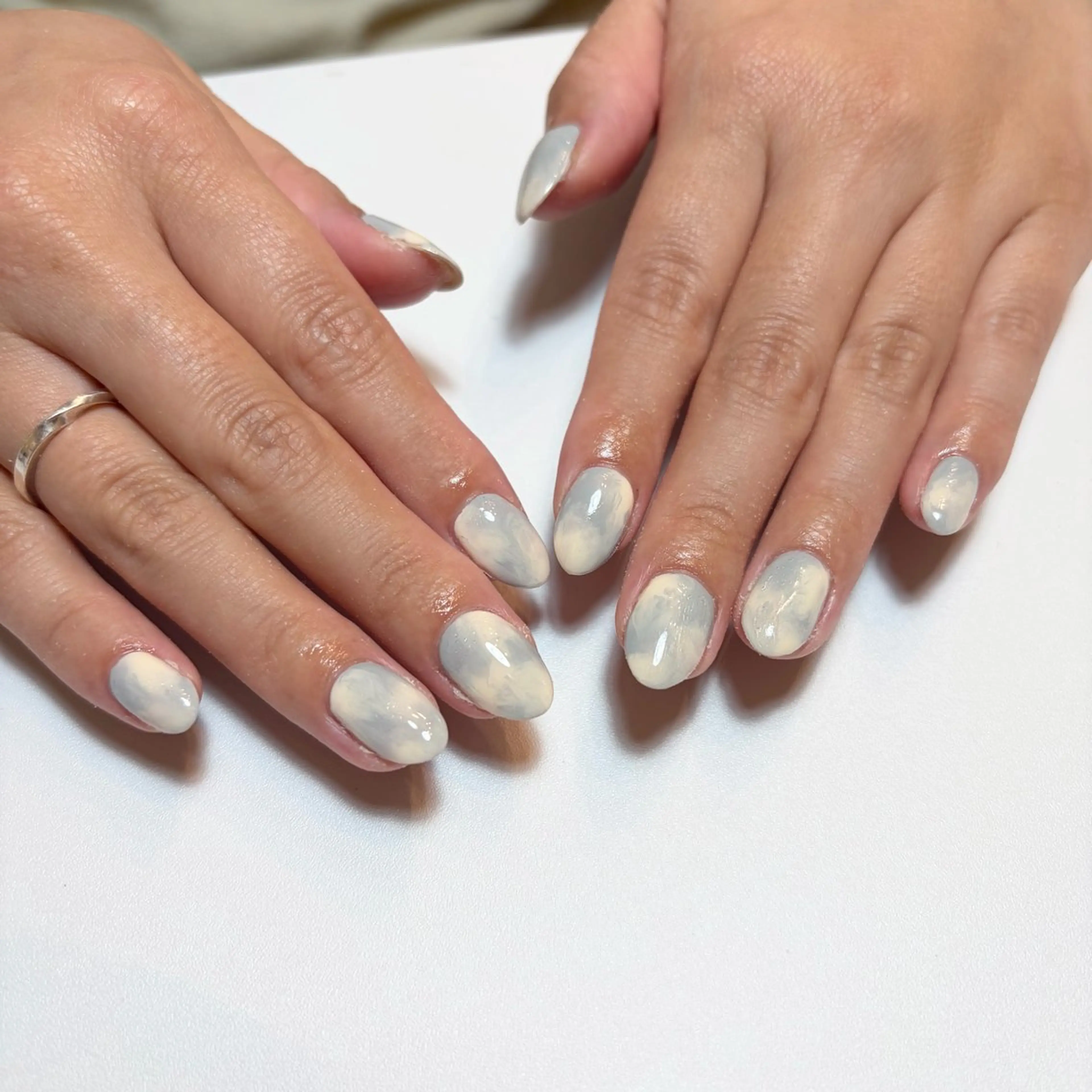 カフェラテネイル【オフ込】の写真