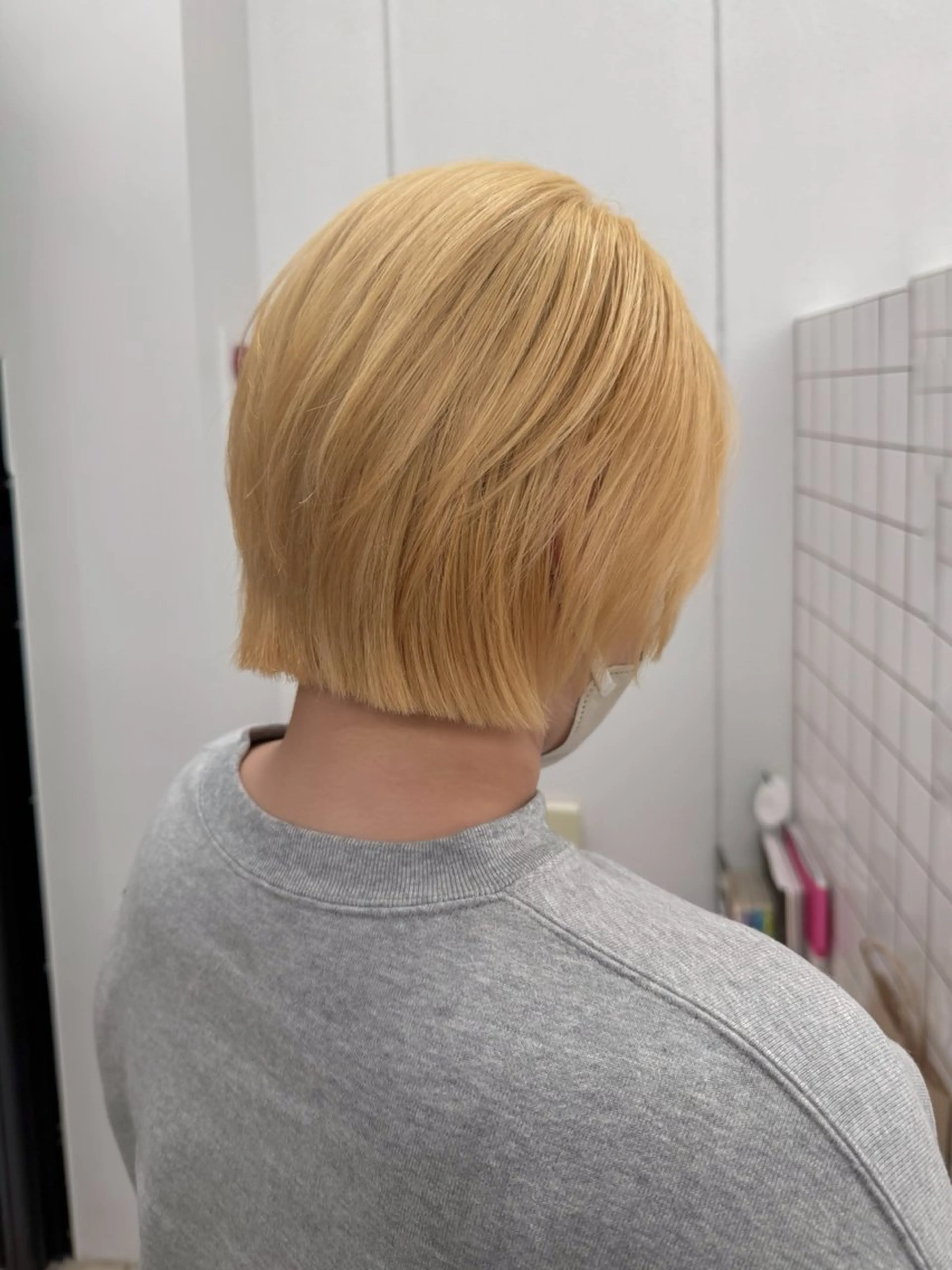 ショート カラー カット ヘアカラー 関 京磨のヘアスタイル