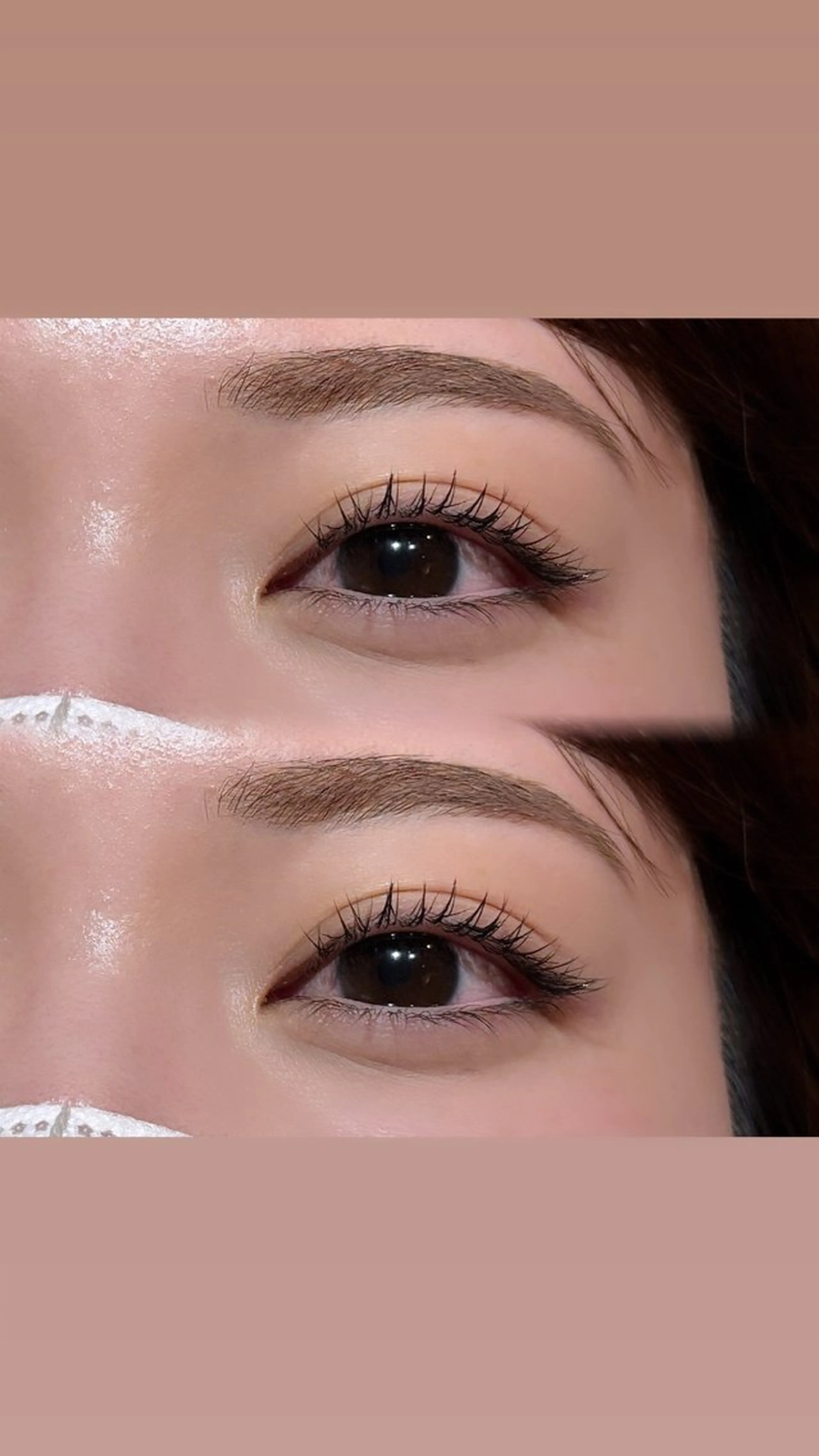 マツエク・マツパ フラットラッシュ ナチュラル 阪本 奏のマツエク・マツパデザイン