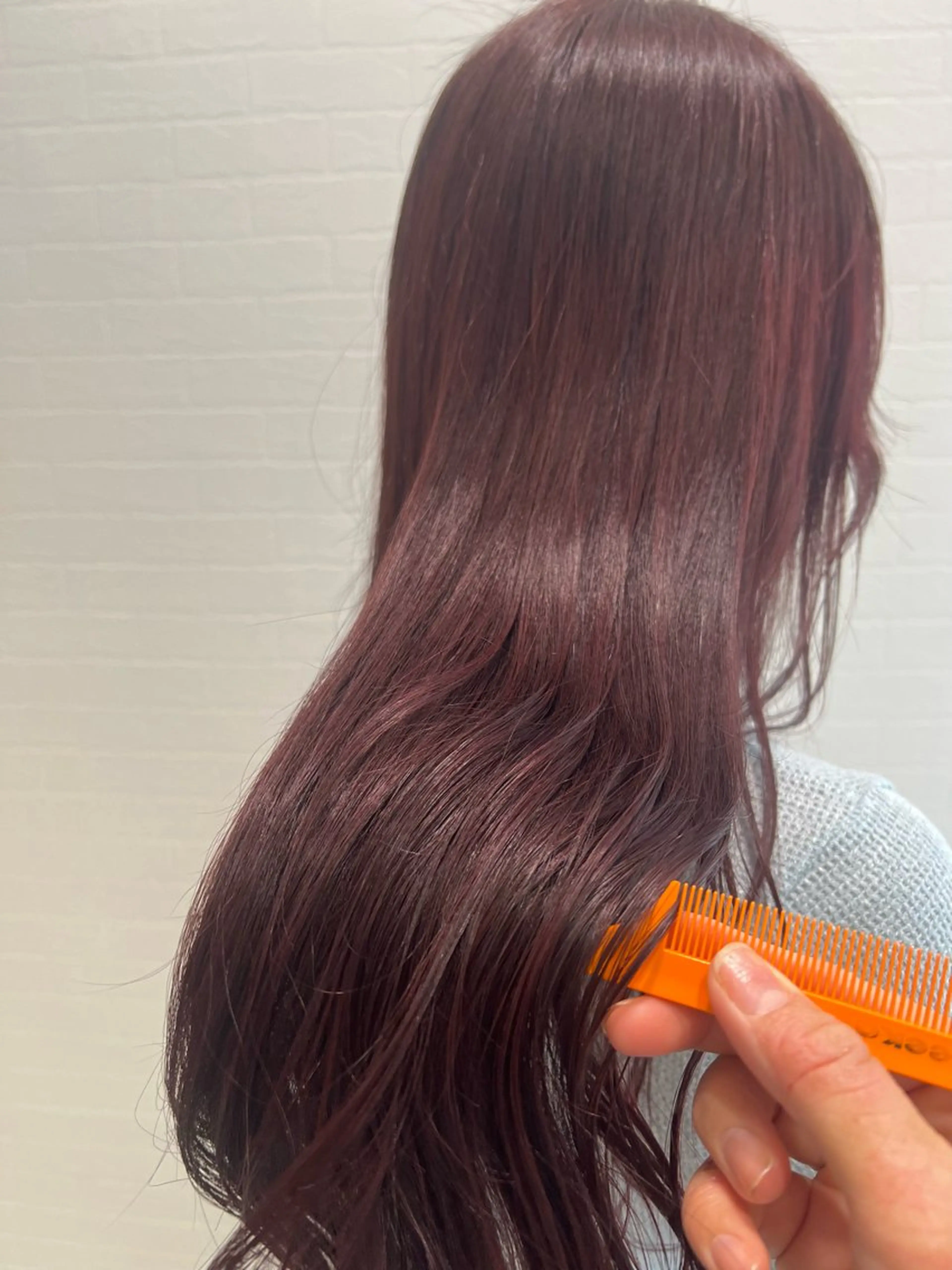 カラー ブラウンカラー ピンクカラー カット ヘアカラー ＊インナーカラー＊ 植松彩音のヘアスタイル