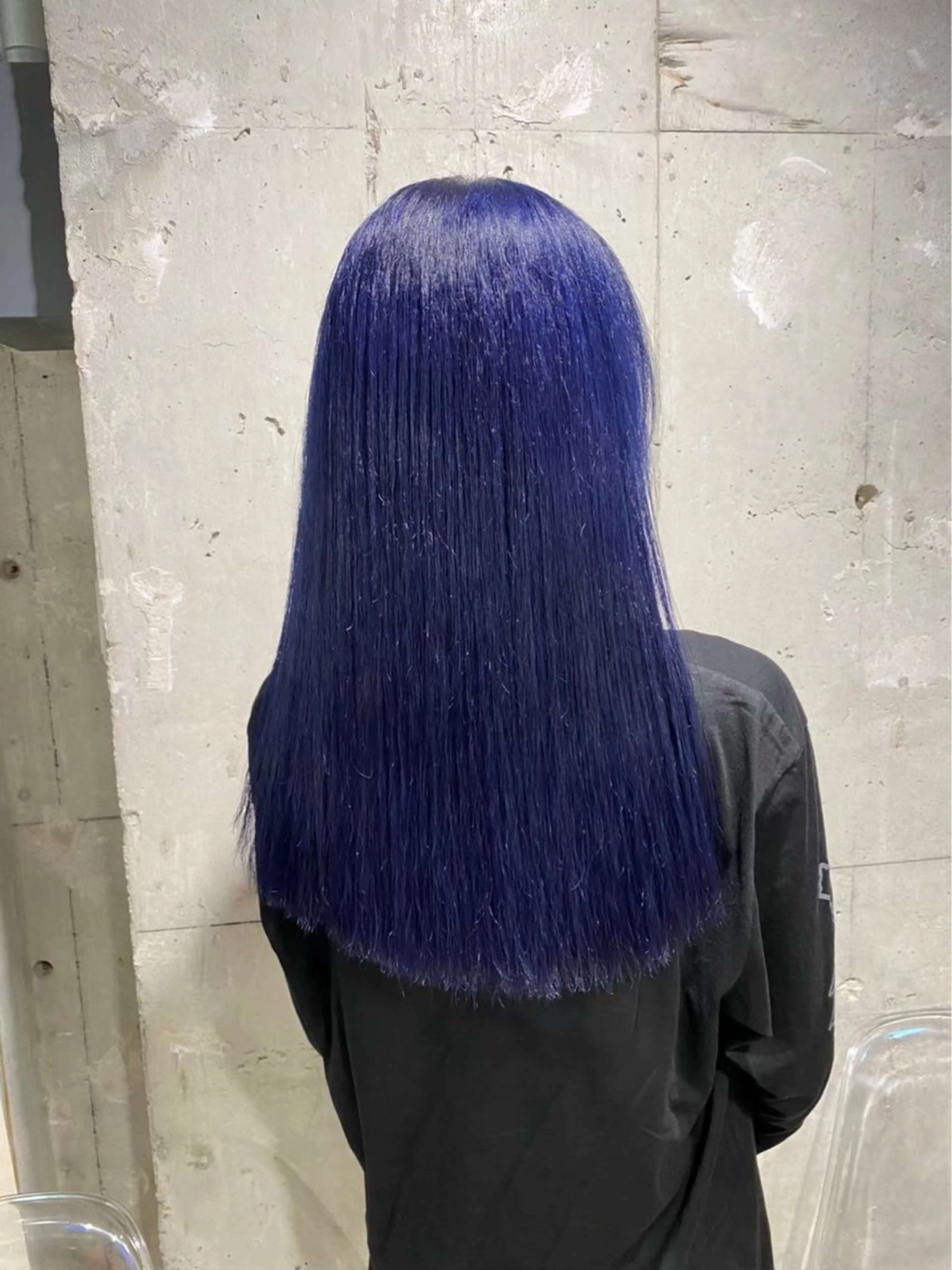ロング カラー ブルーカラー ネイビーカラー 💖トレンド秋冬 カラー💖FUTAのヘアスタイル